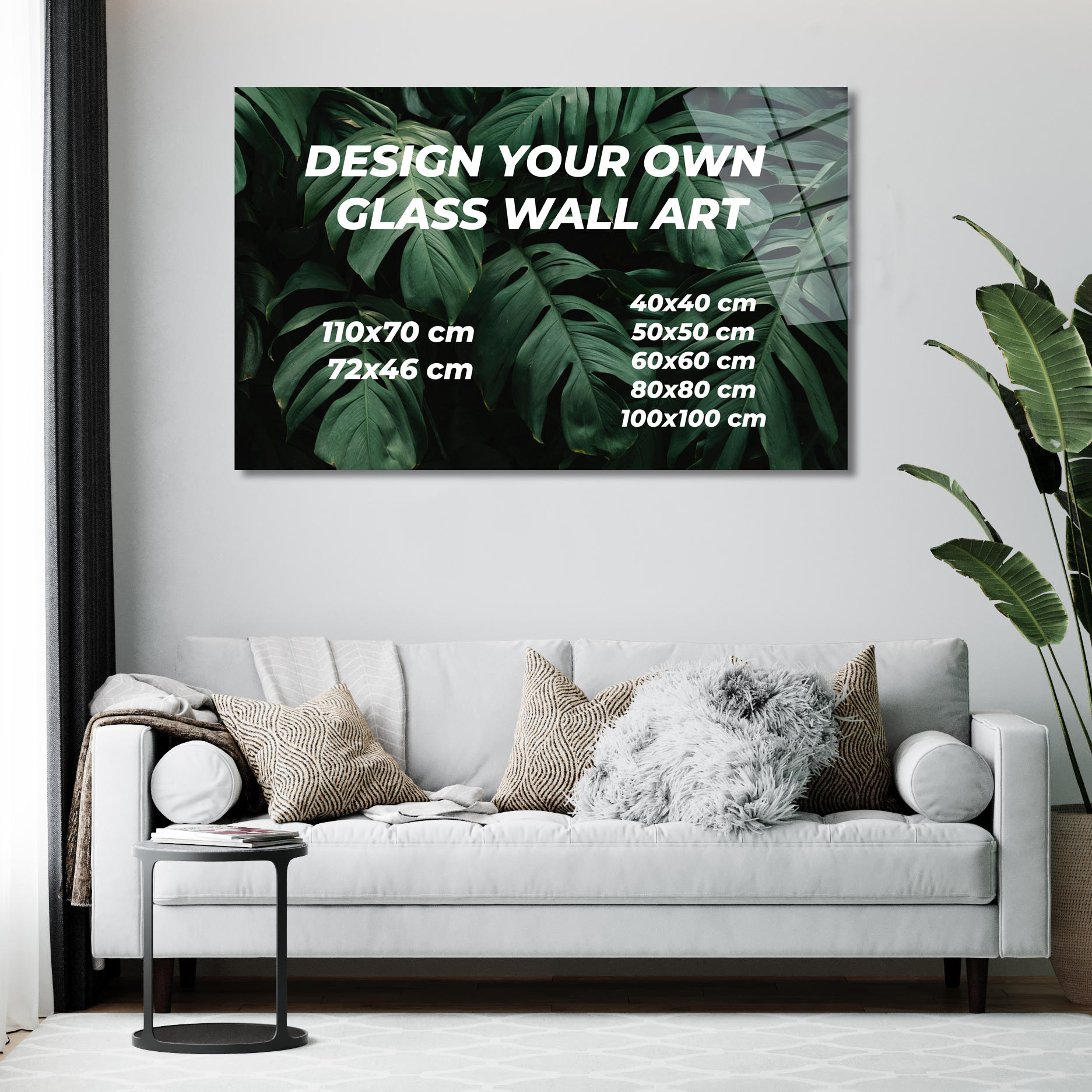 Custom Glass Wall Art