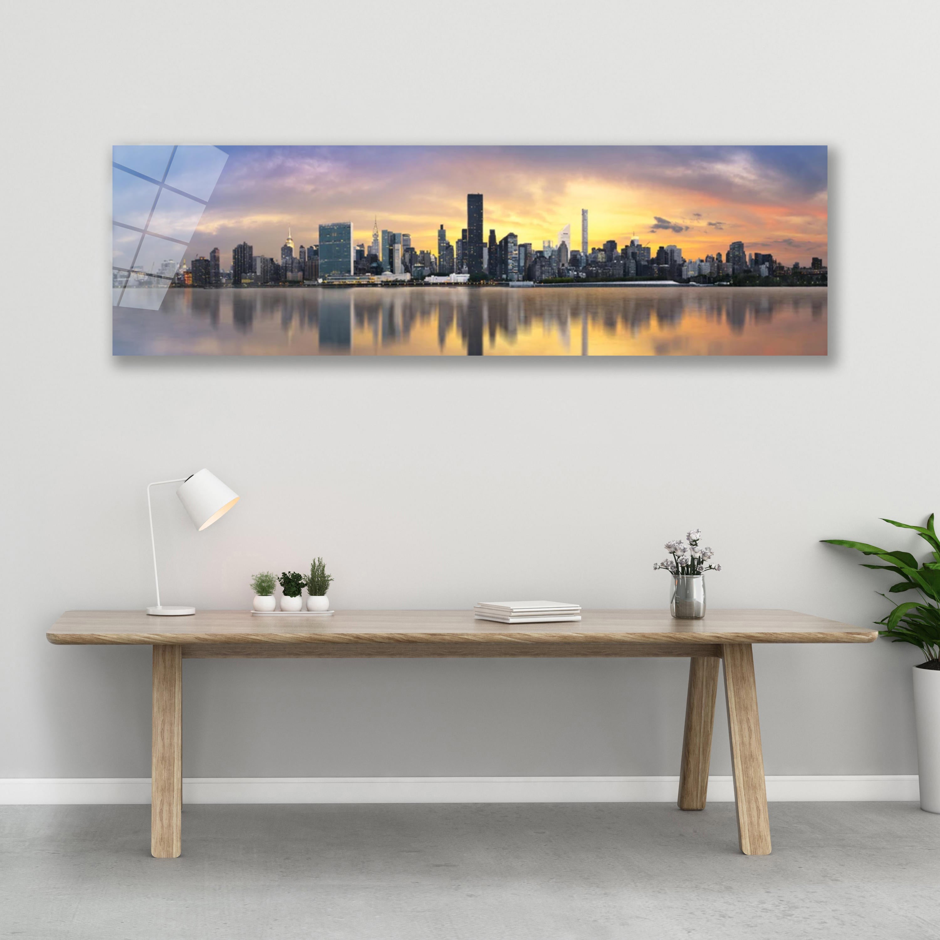 Panoramic Glass Wall Art
