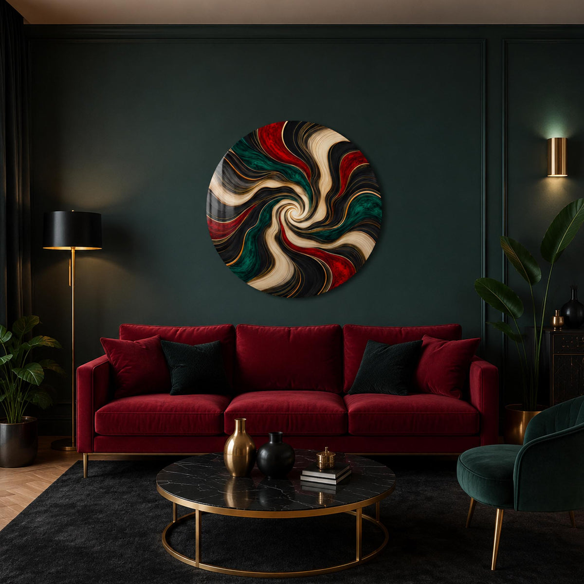 Gilded Emerald Vortex lifestyle view