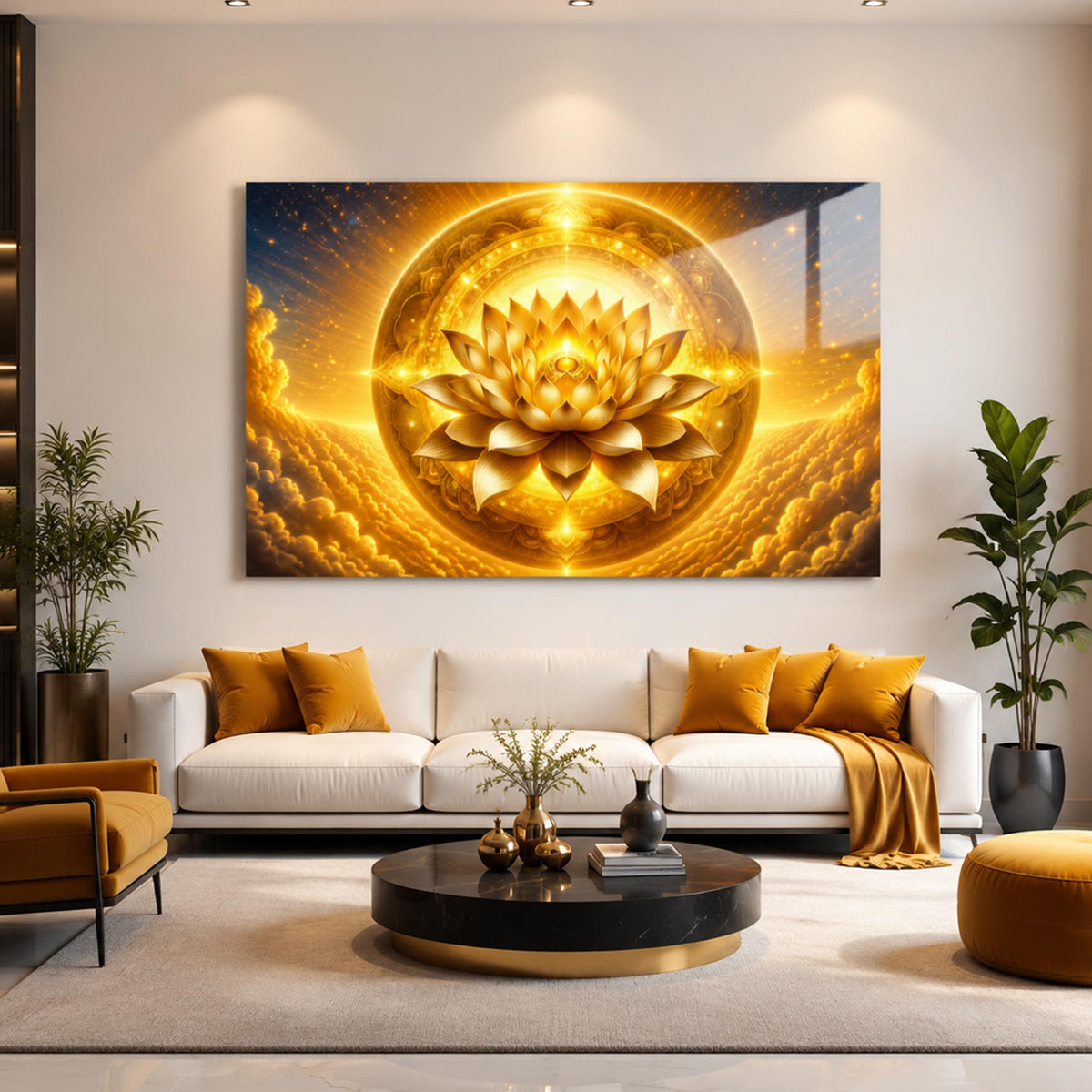 Celestial Golden Lotus lifestyle view