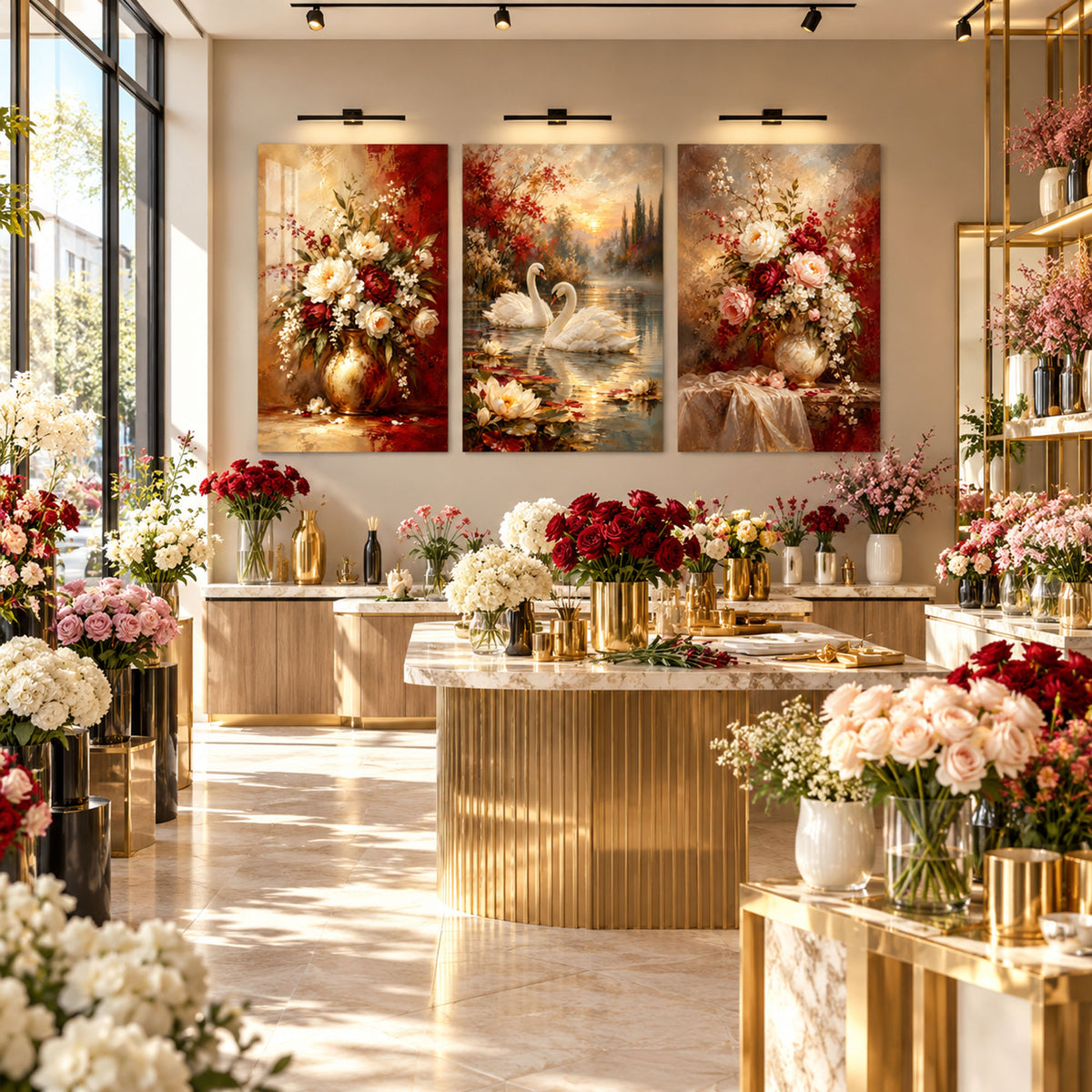 Swan And Blossom lifestyle view