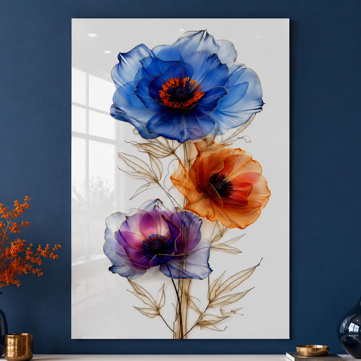 Chromatic Poppy Trio lifestyle view