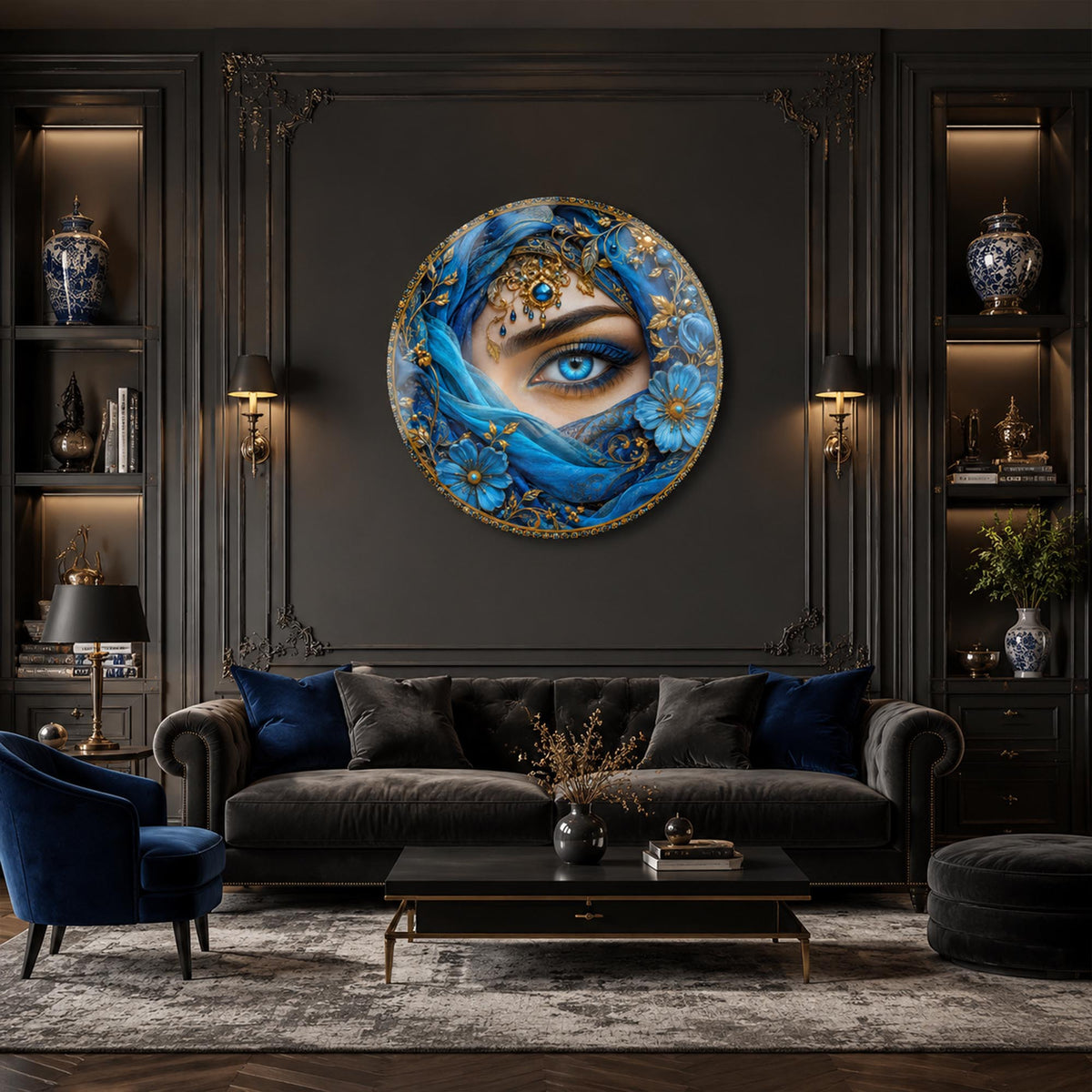 Veiled Sapphire Eye lifestyle view