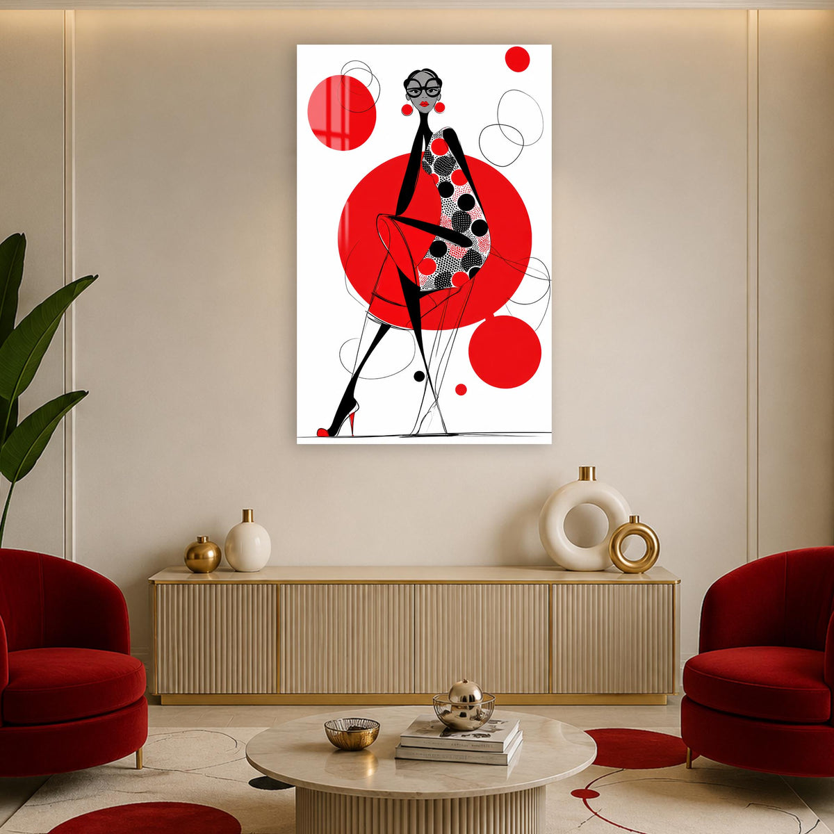 Polka Dot Elegance lifestyle view