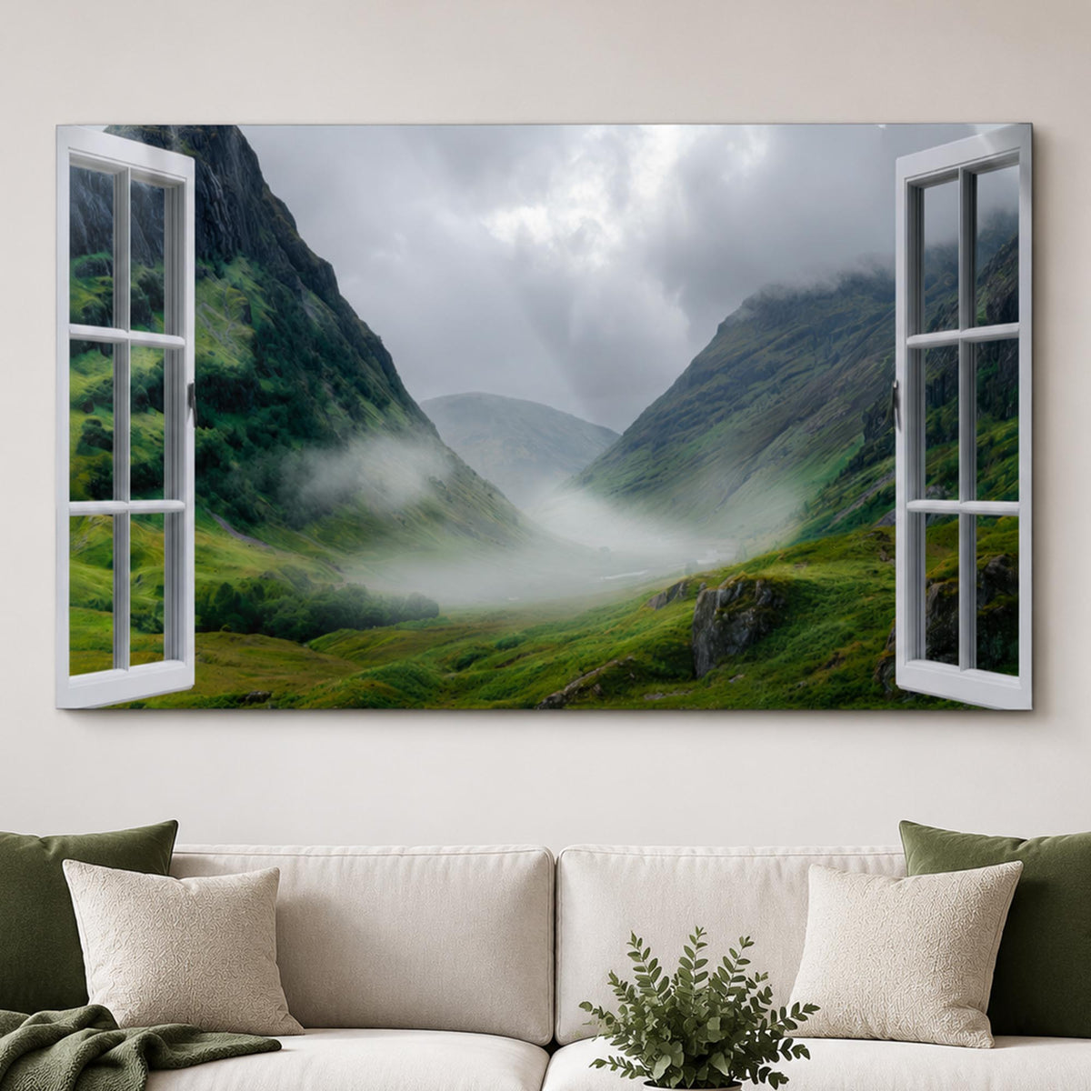 Misty Highland Window lifestyle view