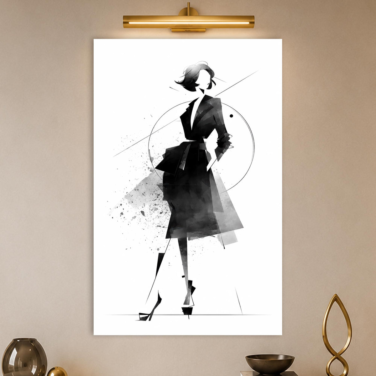 Monochrome Fashion Muse lifestyle view