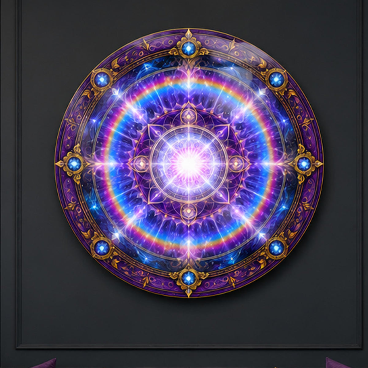 Celestial Rainbow Mandala lifestyle view