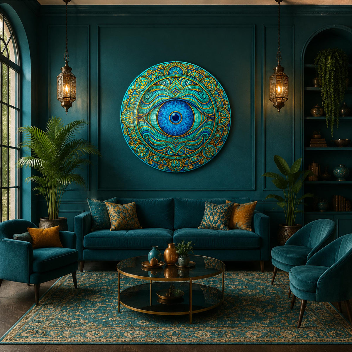 Ocean Guardian Eye in a modern room