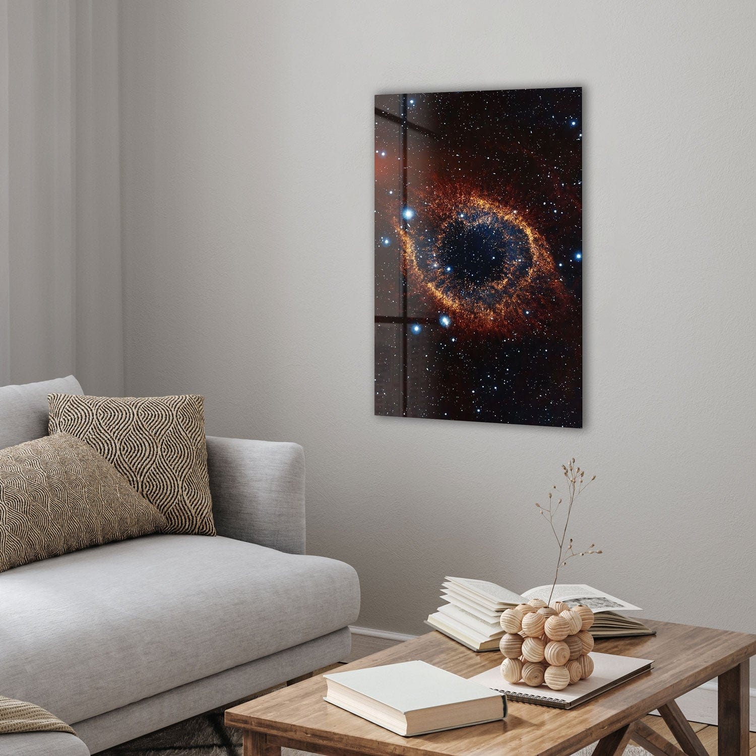 Artronauts Glass Print Star Galaxy Flare