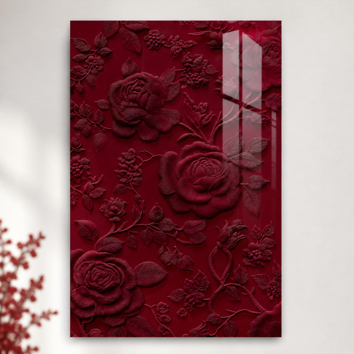 Crimson Rose Relief lifestyle view