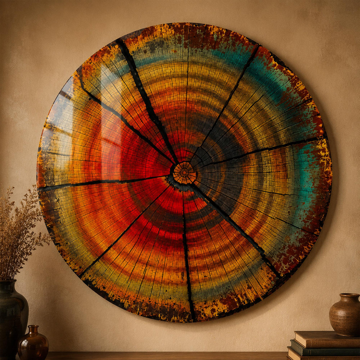 Sunlit Timber Rings lifestyle view