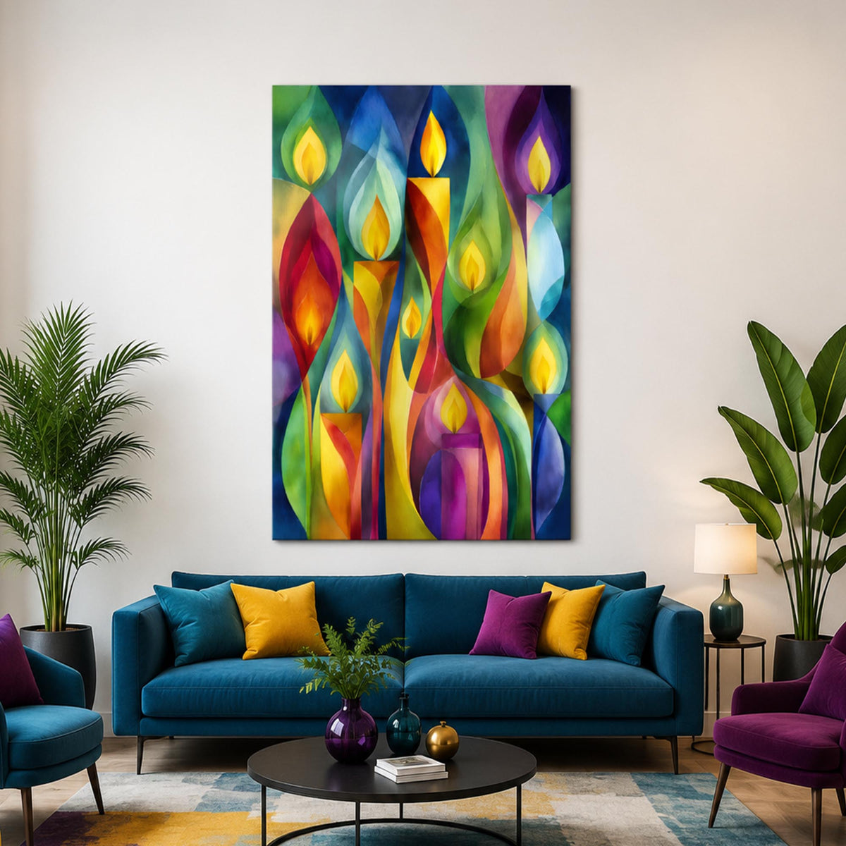 Radiant Candle Mosaic lifestyle view