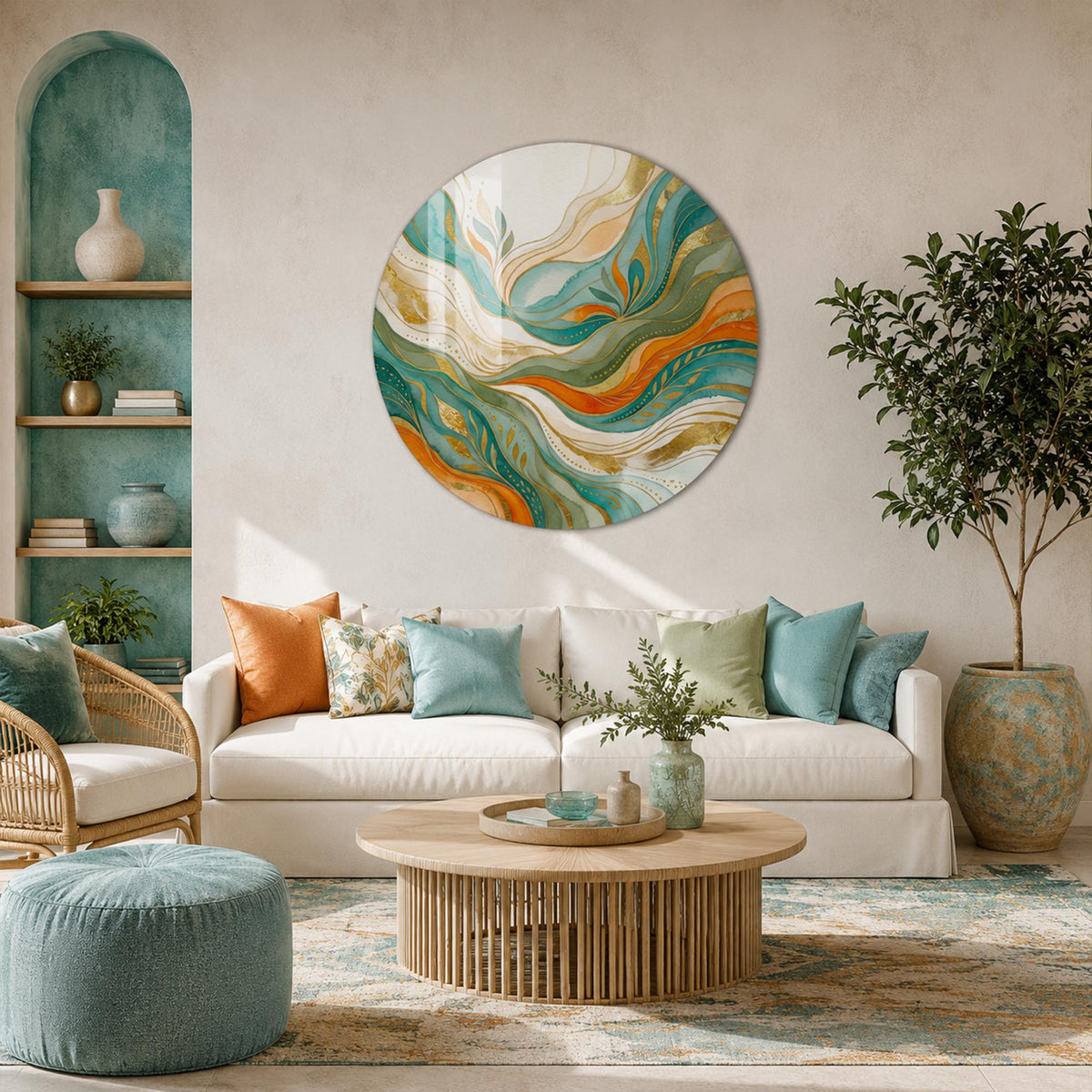 Coastal Current in a modern room