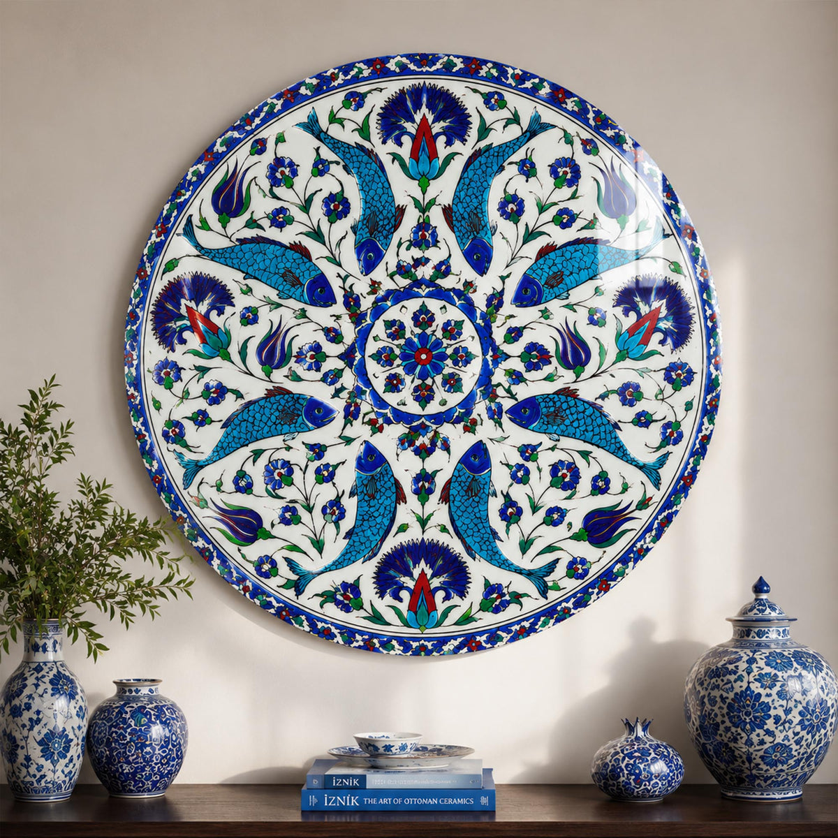Ottoman Fish Garden lifestyle view