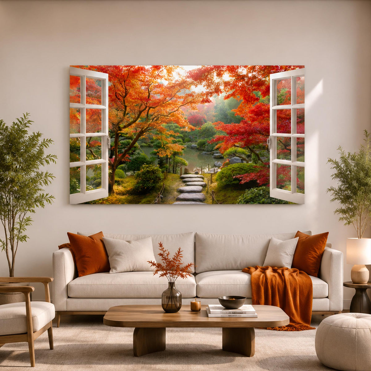 Autumn Garden Window lifestyle view