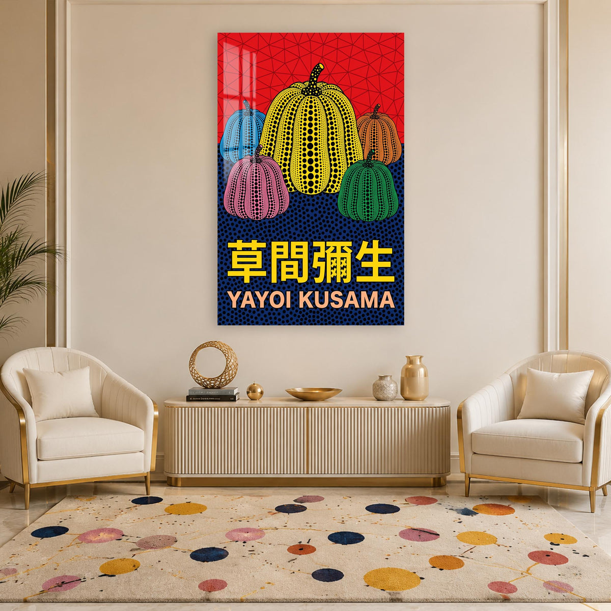 Kusama Pop Pumpkins lifestyle view