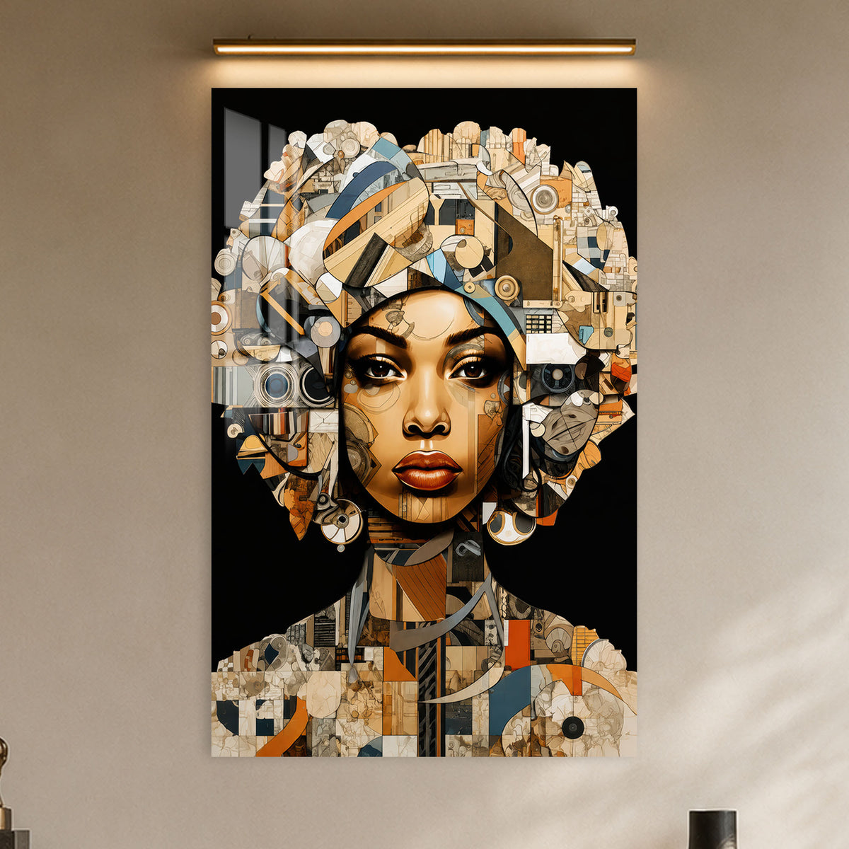 Mechanical Muse in a modern room