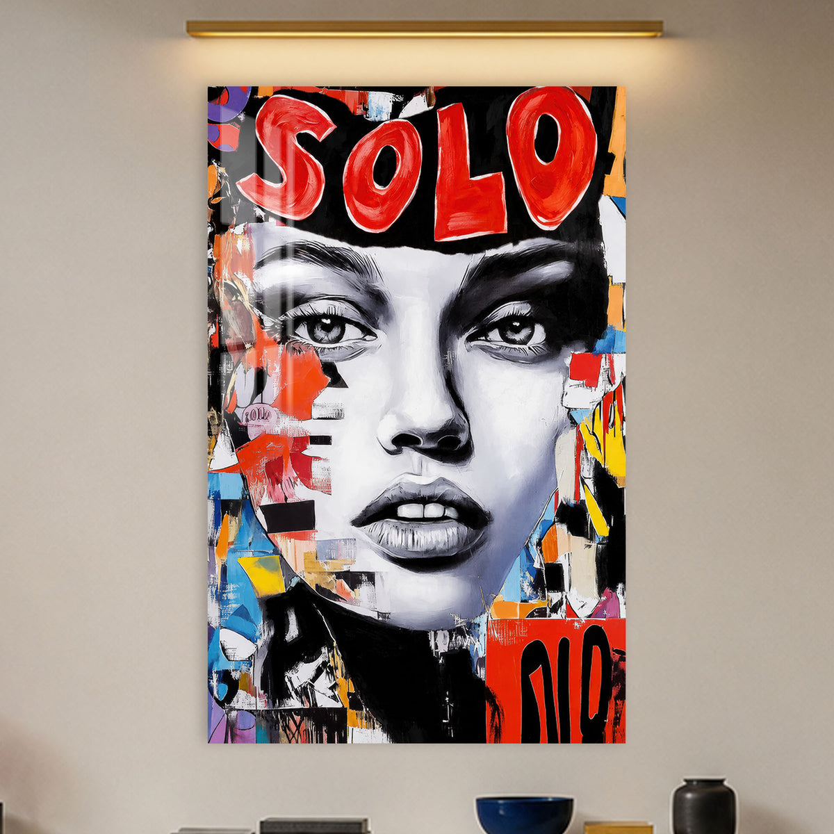 Solo Pop Portrait in a modern room