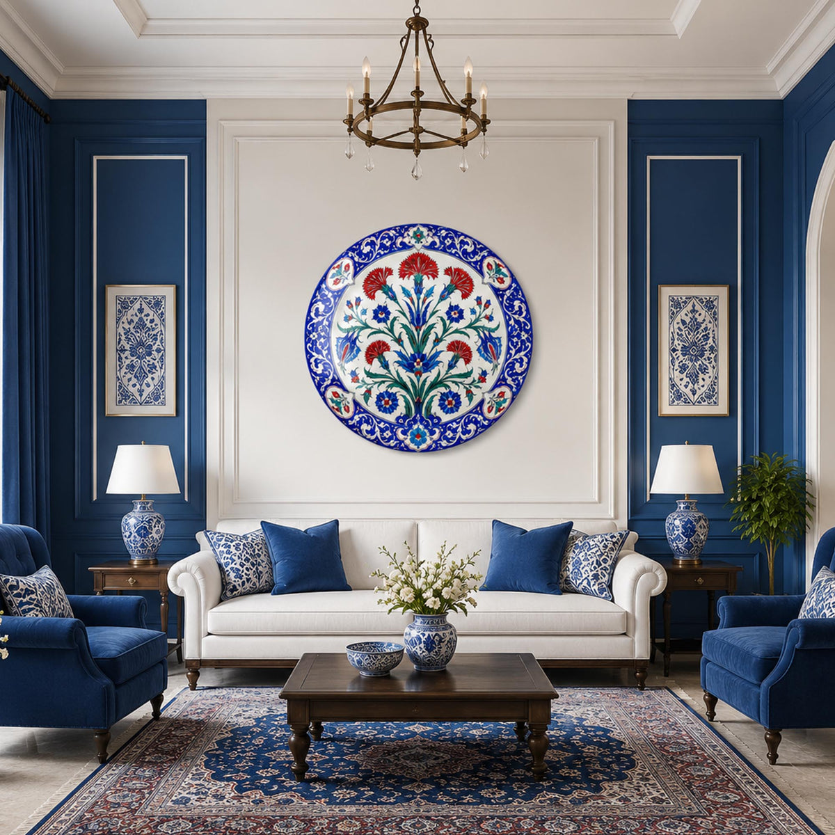 Ottoman Carnation Garden lifestyle view