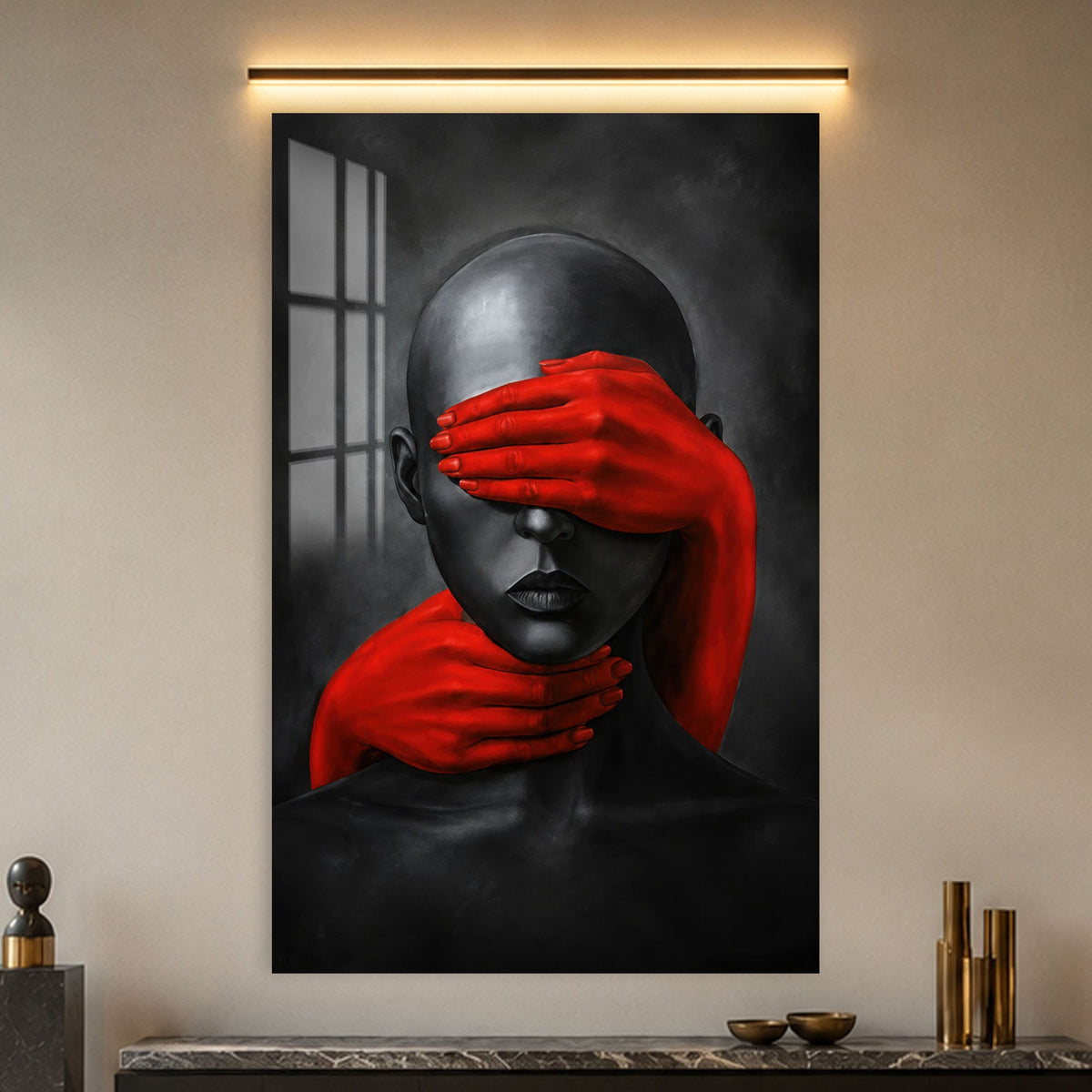 Artronauts Glass Print Unspoken Senses Glass Wall Art