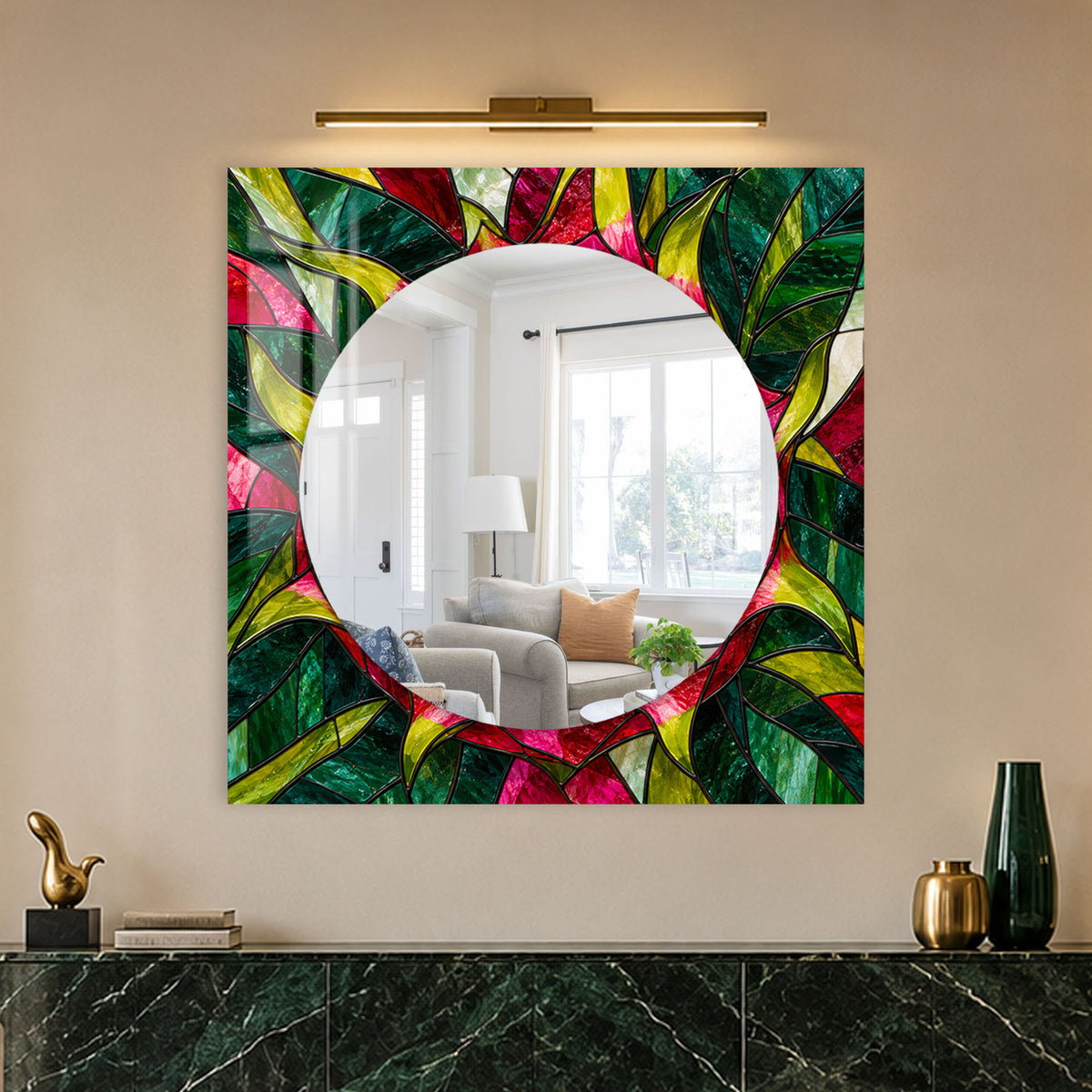 Emerald Stained Glass lifestyle view