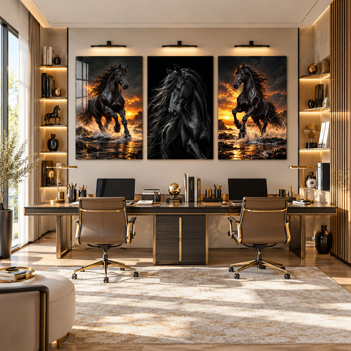 Black Horse lifestyle view