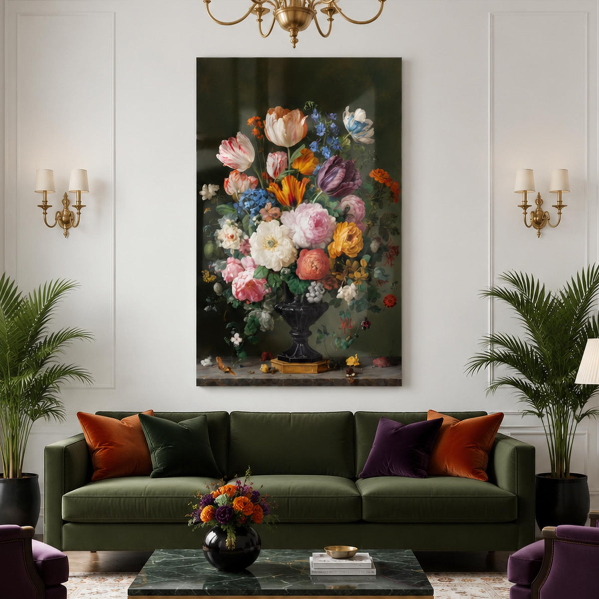 Midnight Floral Opulence lifestyle view
