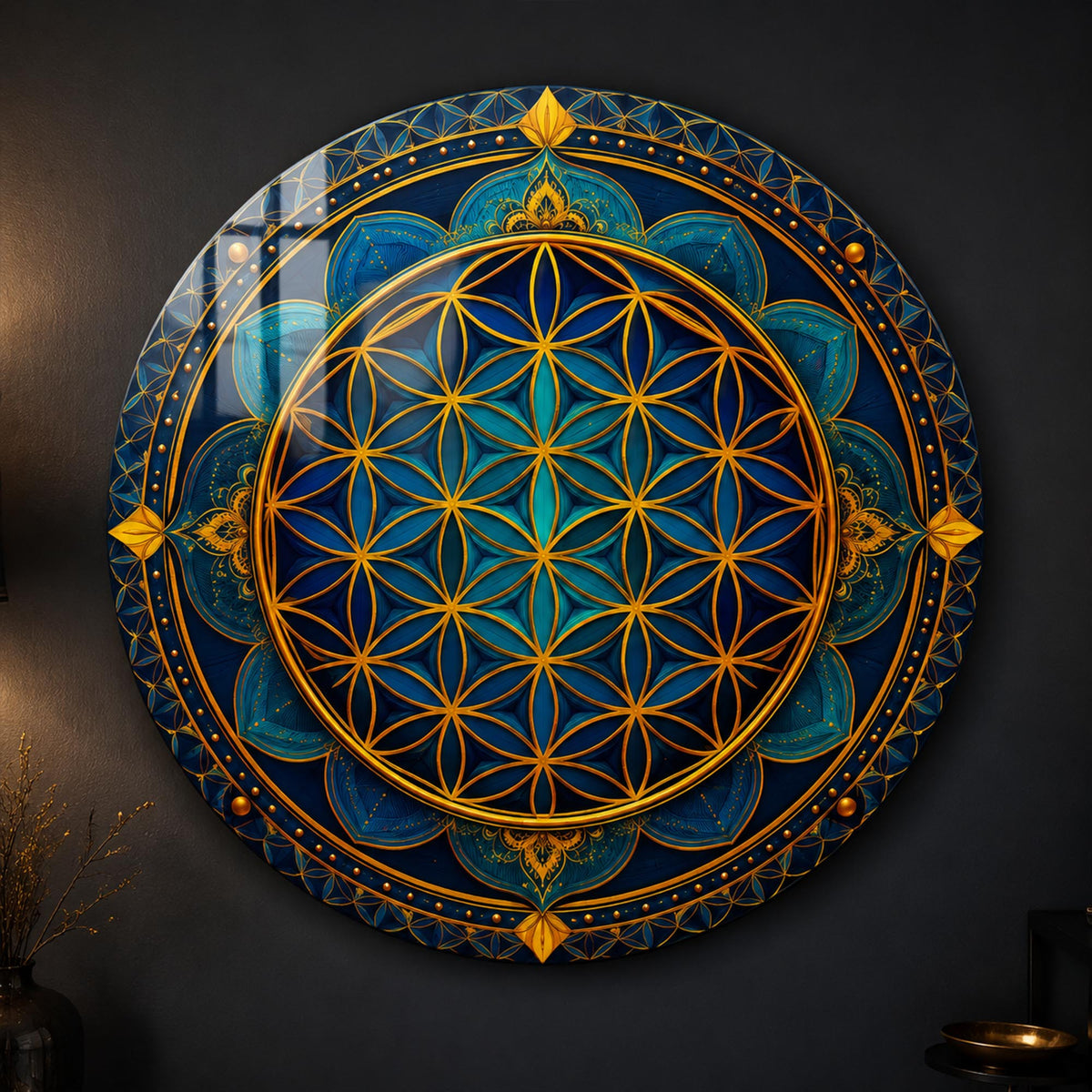 Sacred Bloom in a modern room