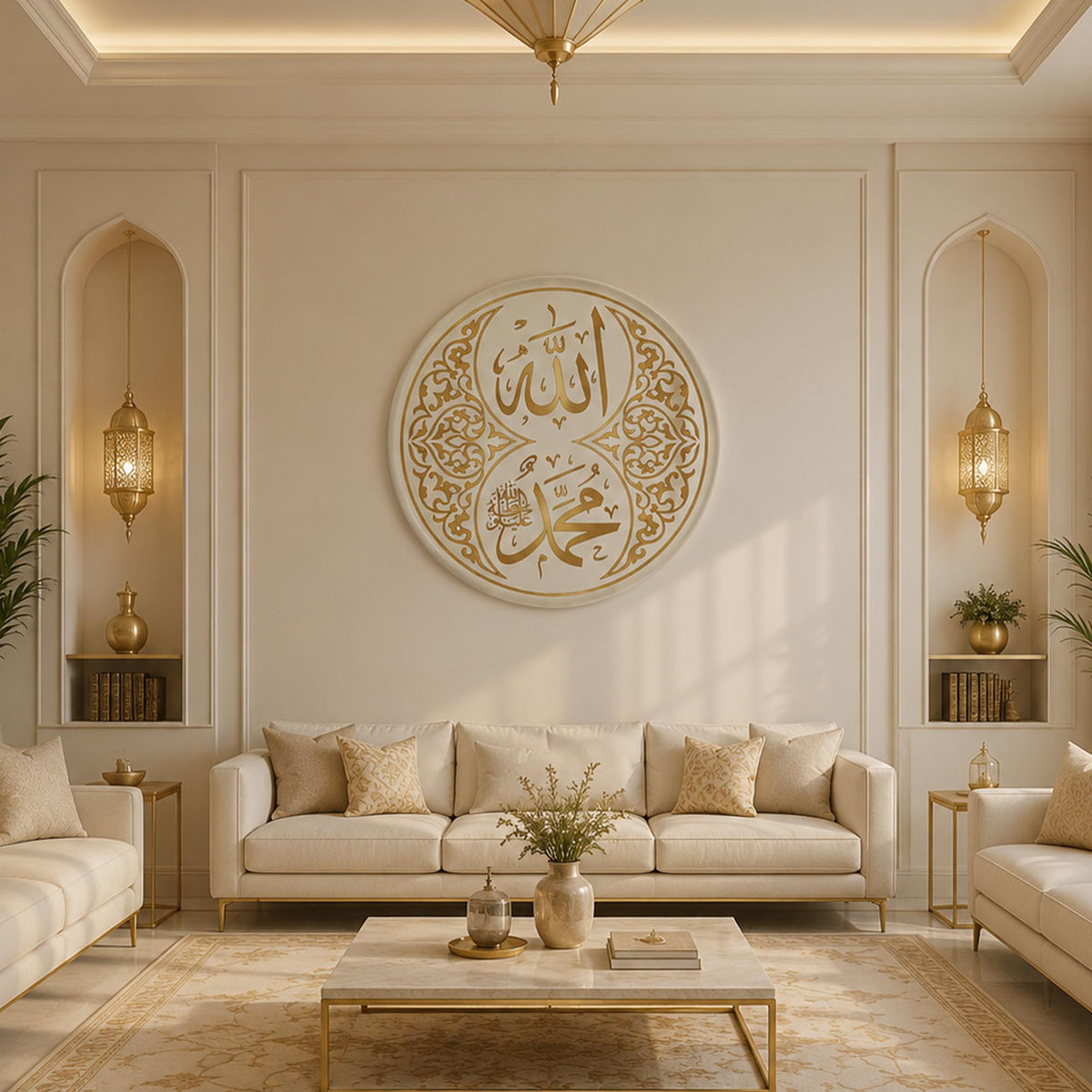 Allah Muhammad Ivory Roundel lifestyle view
