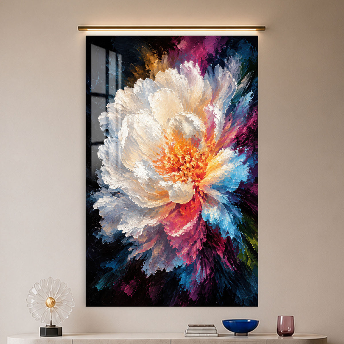 Midnight Peony in a modern room