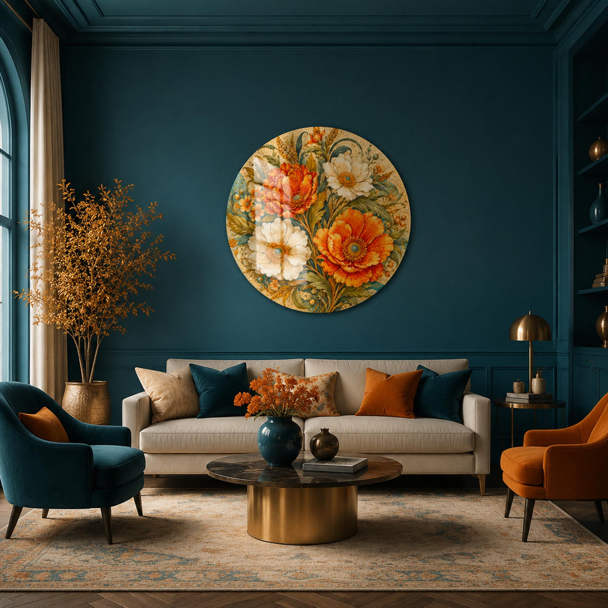 Vintage Poppy Bouquet lifestyle view