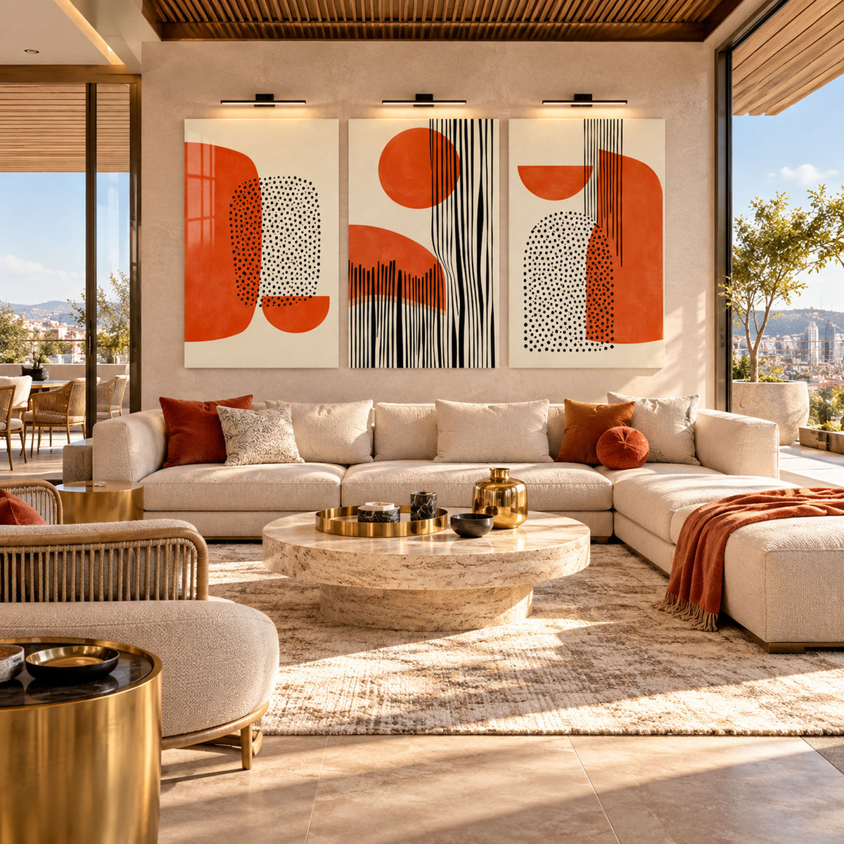 Orange Rhythm lifestyle view