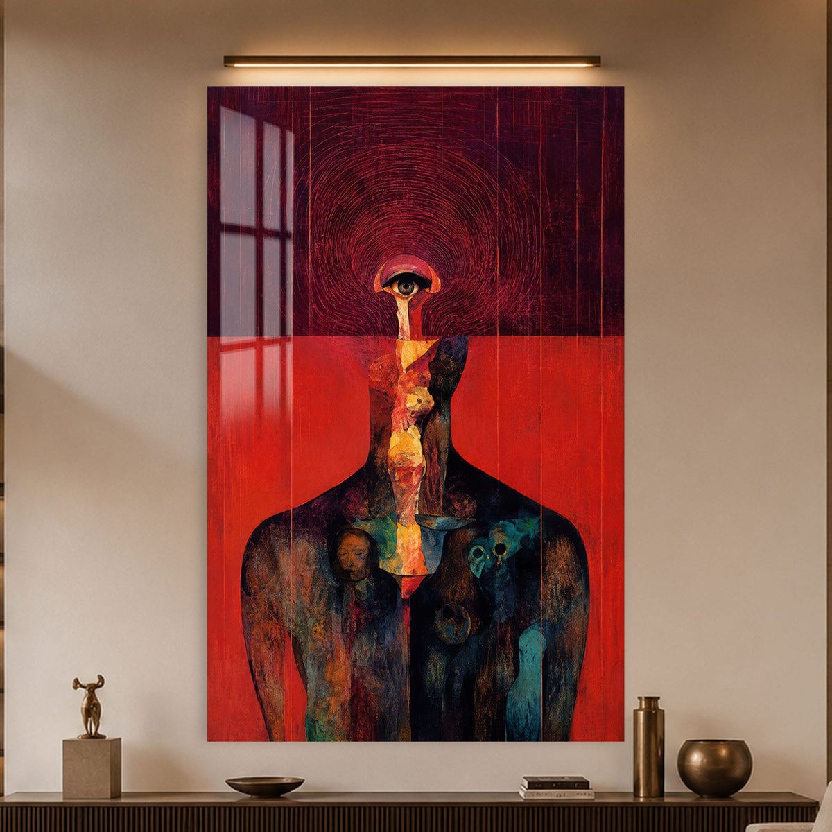 Artronauts Glass Print The Inner Eye Glass Wall Art