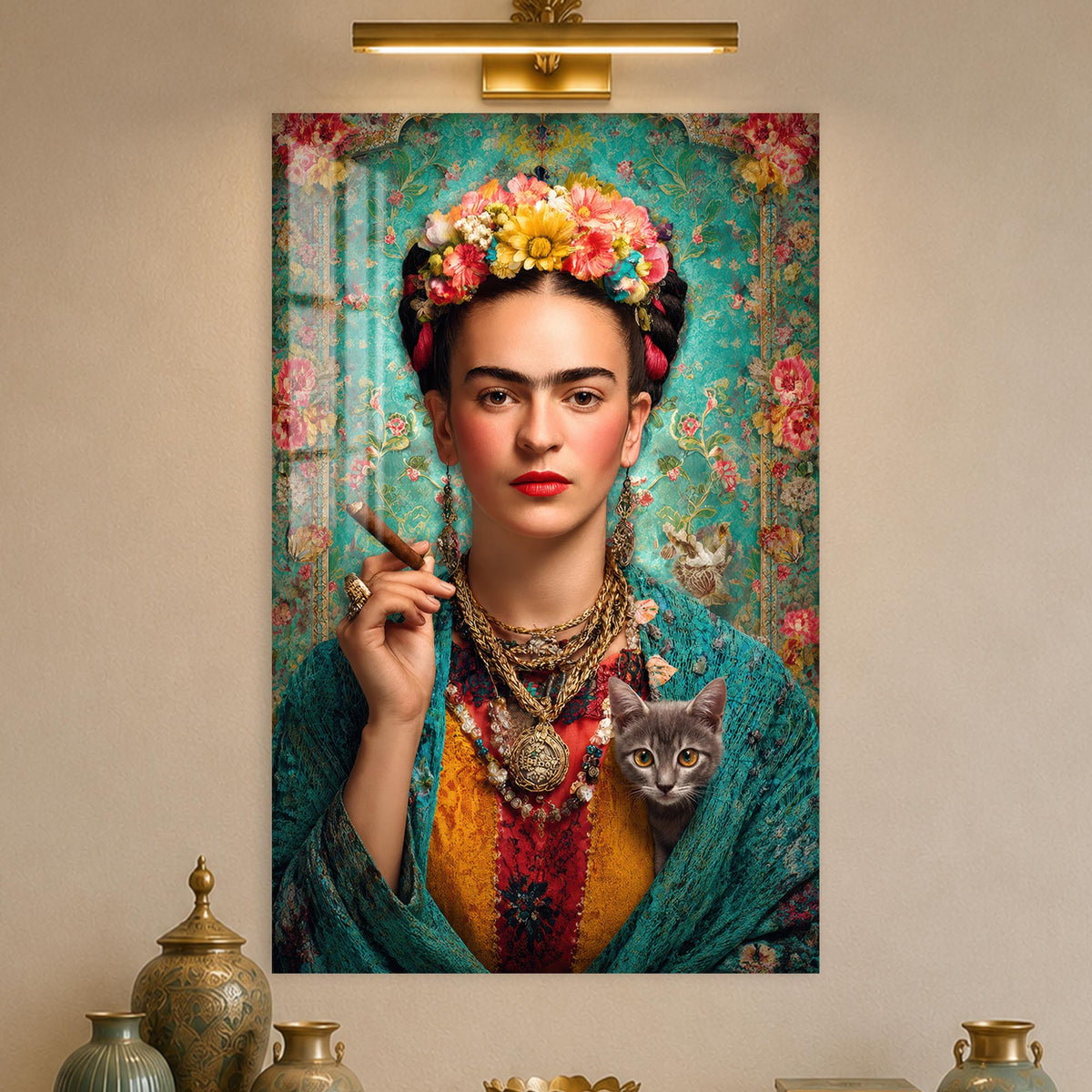 Floral Icon Portrait lifestyle view