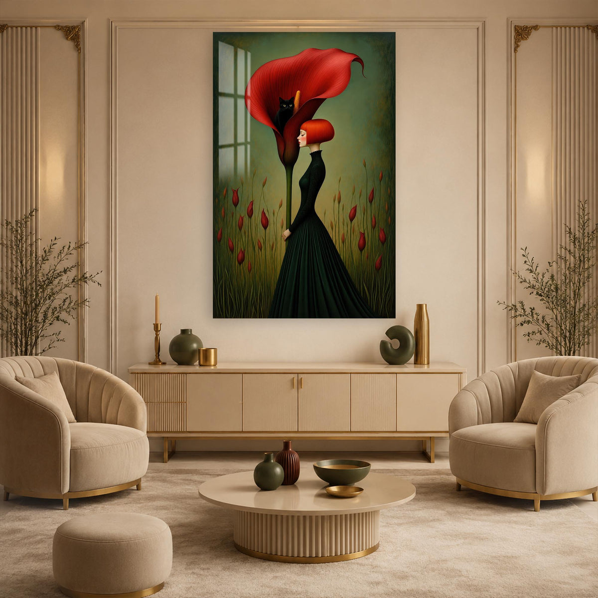 Crimson Calla Muse lifestyle view