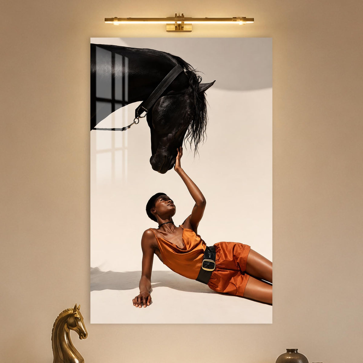 Bond With The Black Horse in a modern room