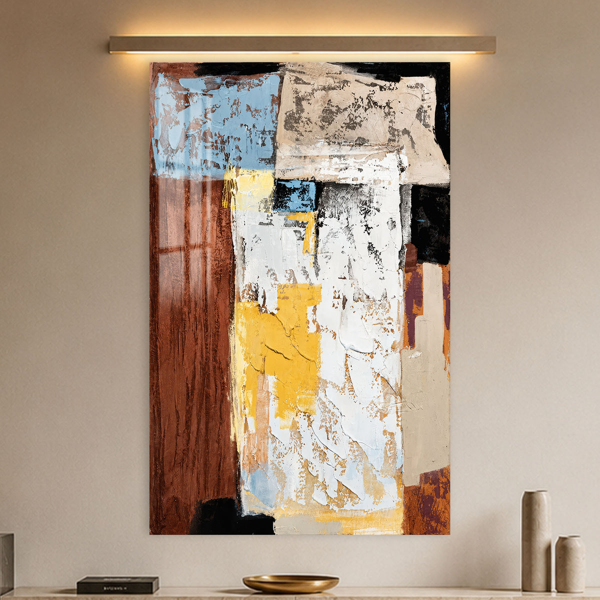 Urban Fragments in a modern room