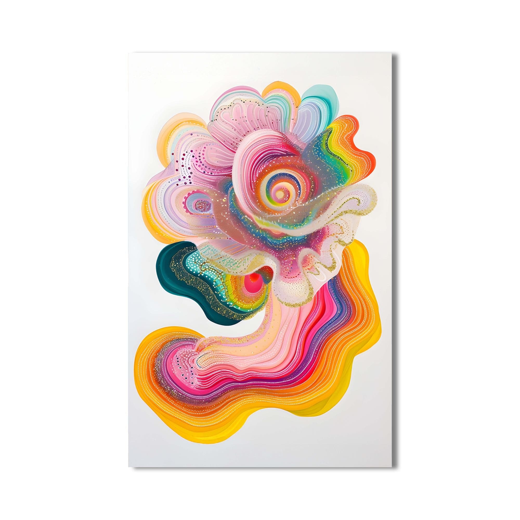 Artronauts Glass Print Colour Bloom- Abstract Tempered Glass Wall Art