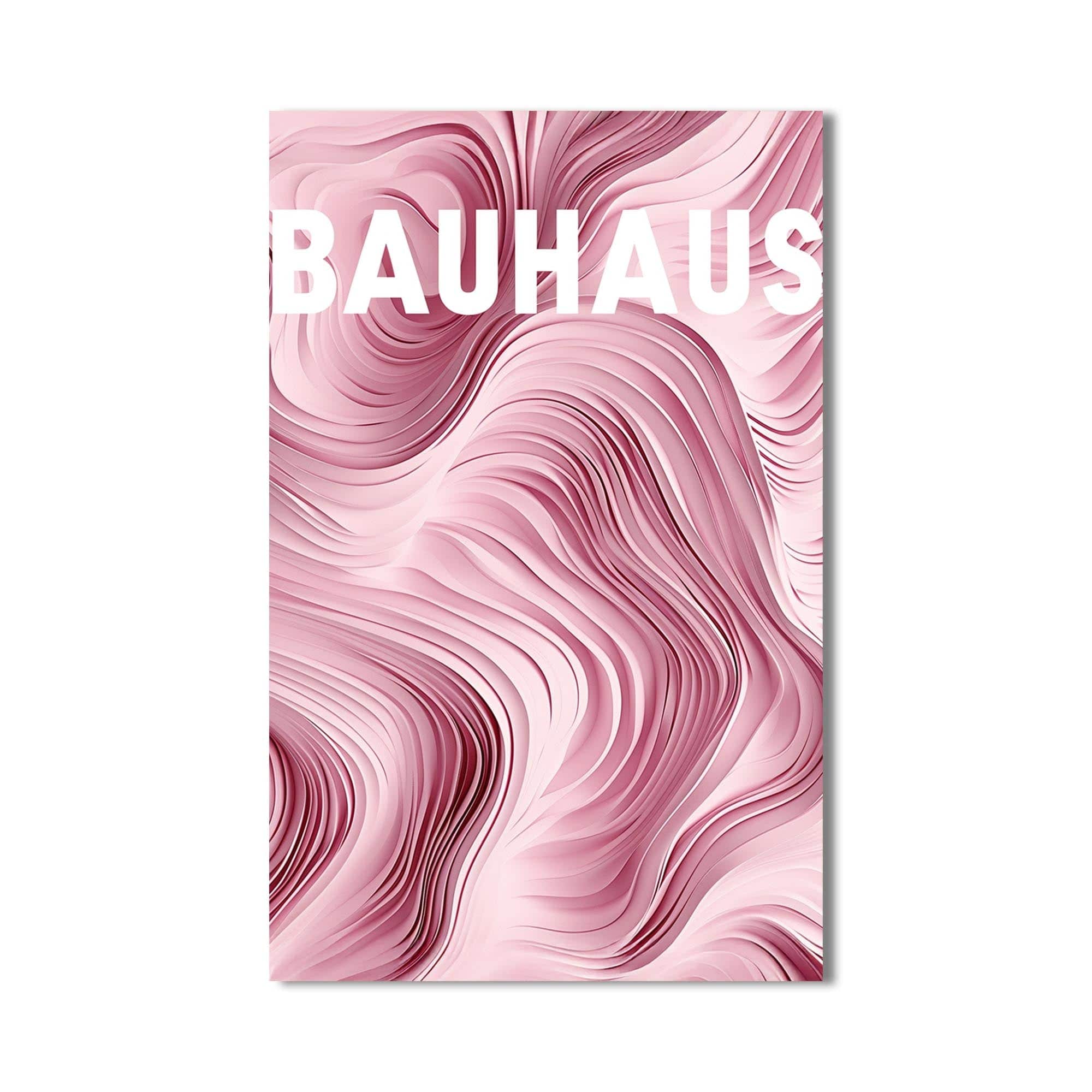 Artronauts Glass Print Pink Flow- Abstract Tempered Glass Wall Art