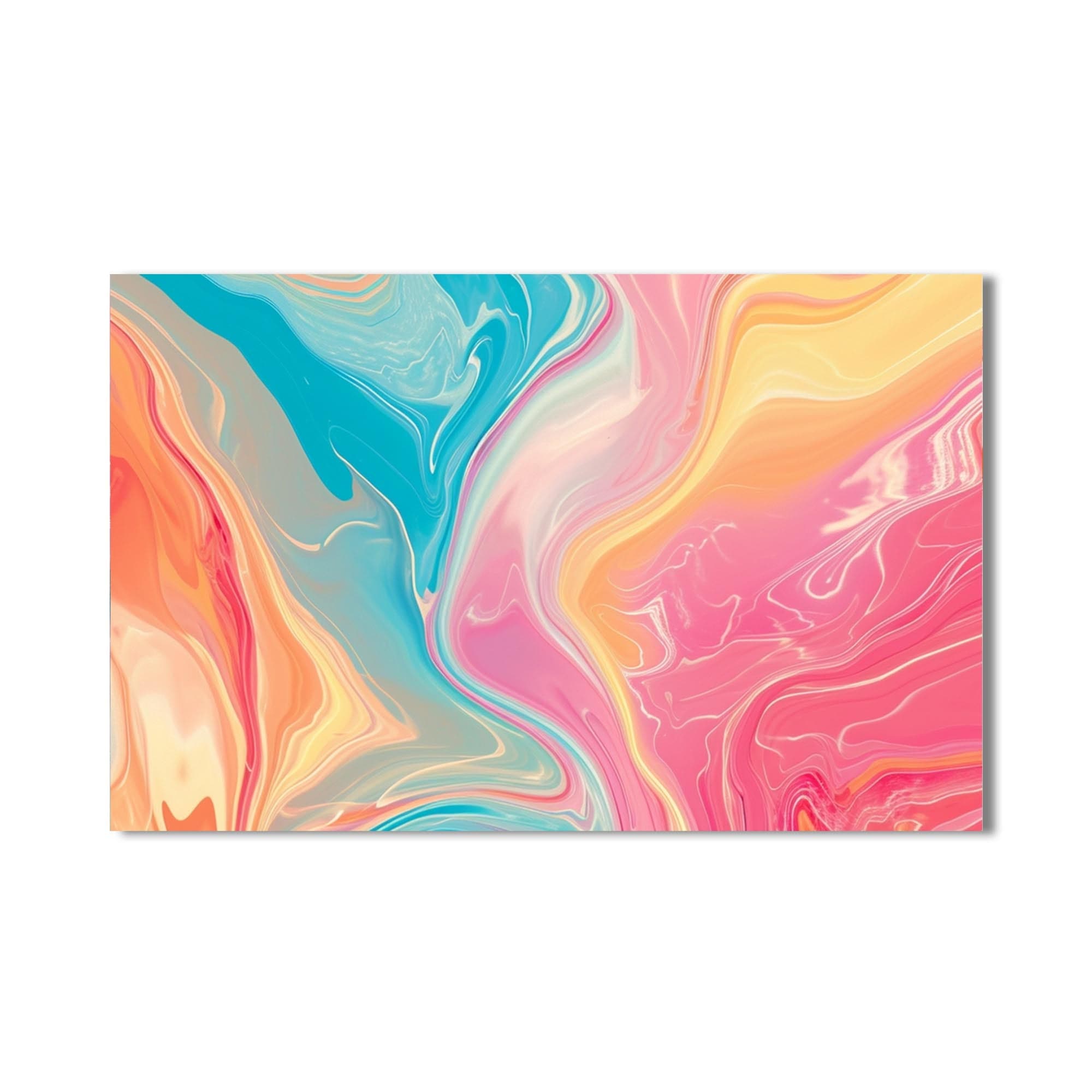 Artronauts Glass Print Pastel Drift – Abstract Tempered Glass Wall Art