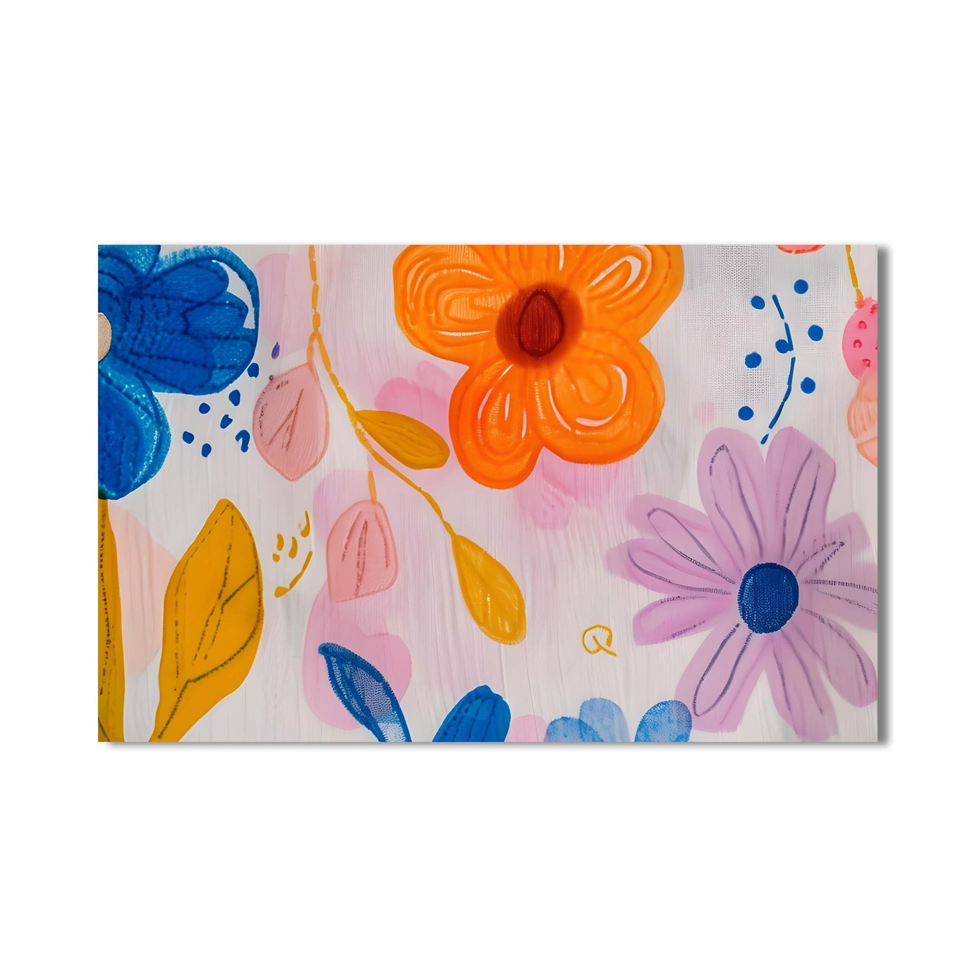 Artronauts Glass Print Floral Joy – Abstract Tempered Glass Wall Art