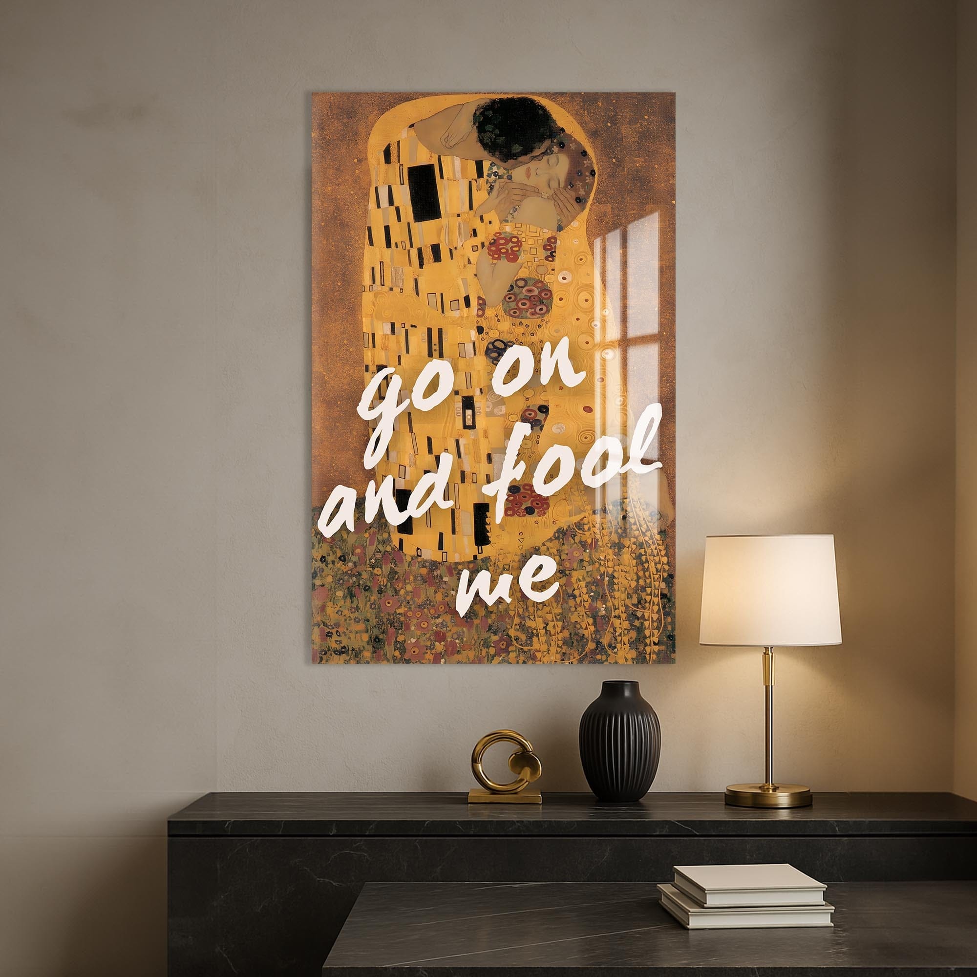 Artronauts Glass Print Go On Look Me - Tempered Glass Wall Art