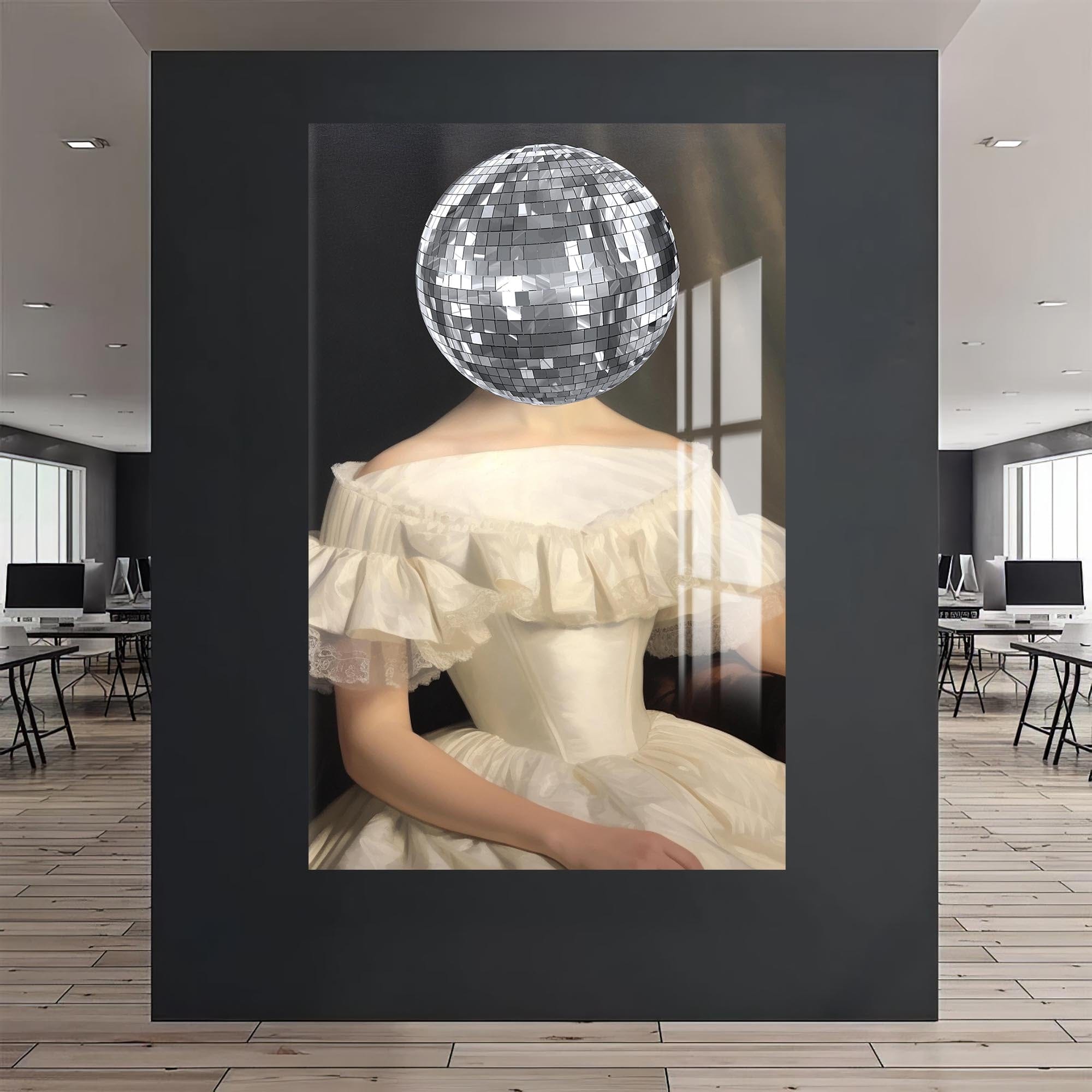 Artronauts Glass Print Disco Bride - Tempered Glass Wall Art