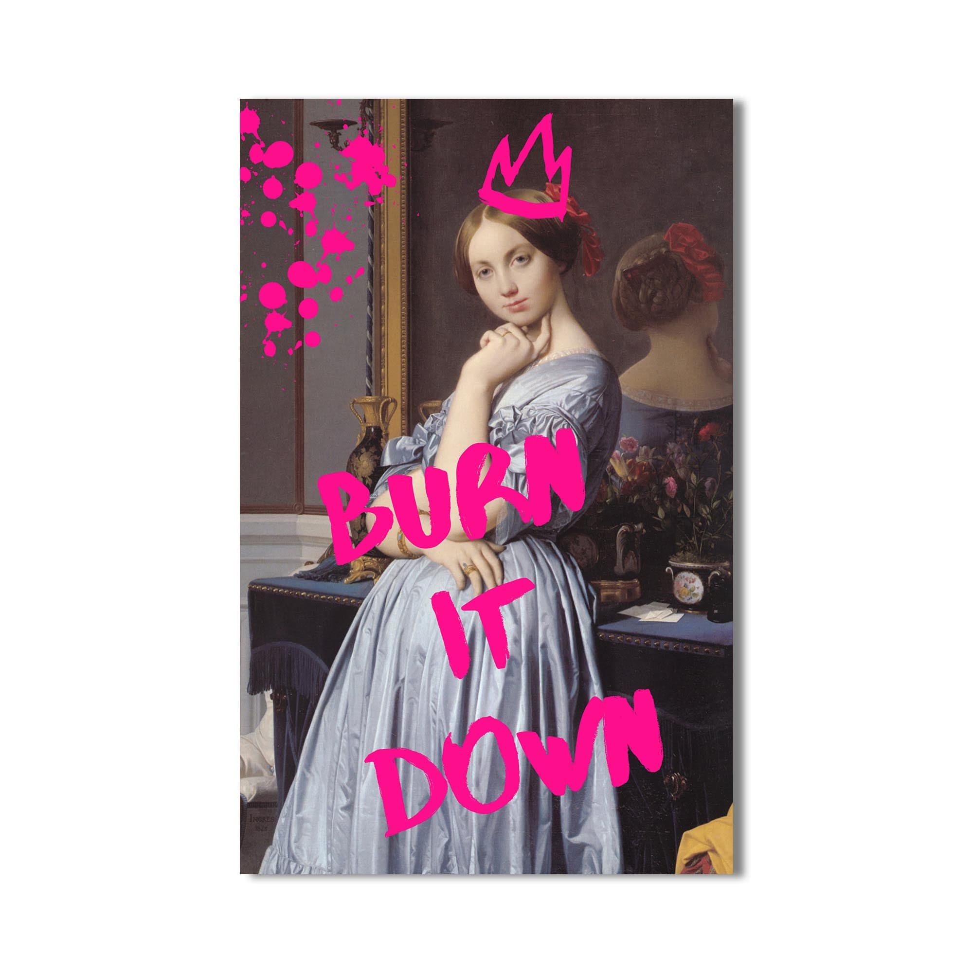 Artronauts Glass Print Burn It Down - Tempered Glass Wall Art