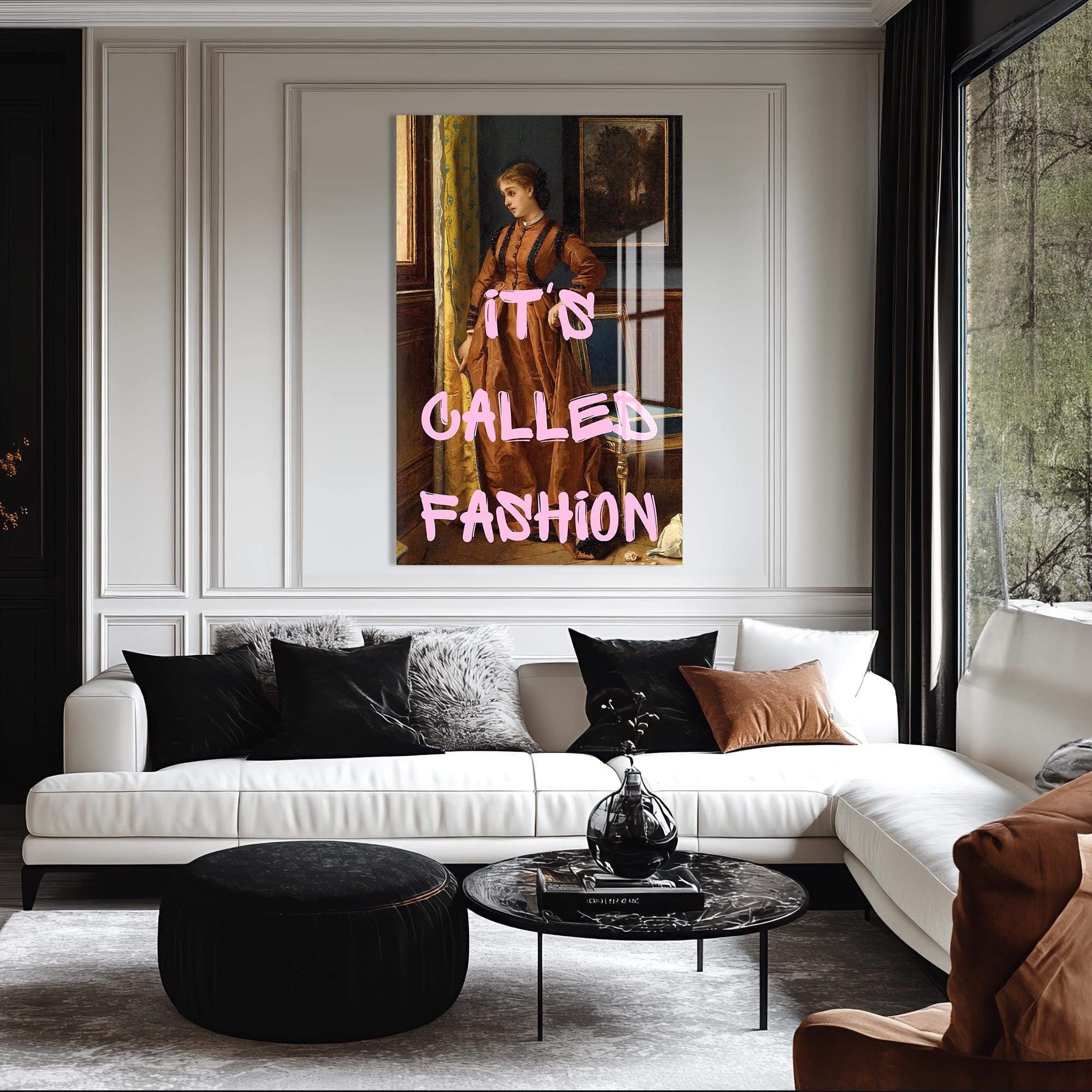 Artronauts Glass Print It’s Called Fashion - Tempered Glass Wall Art