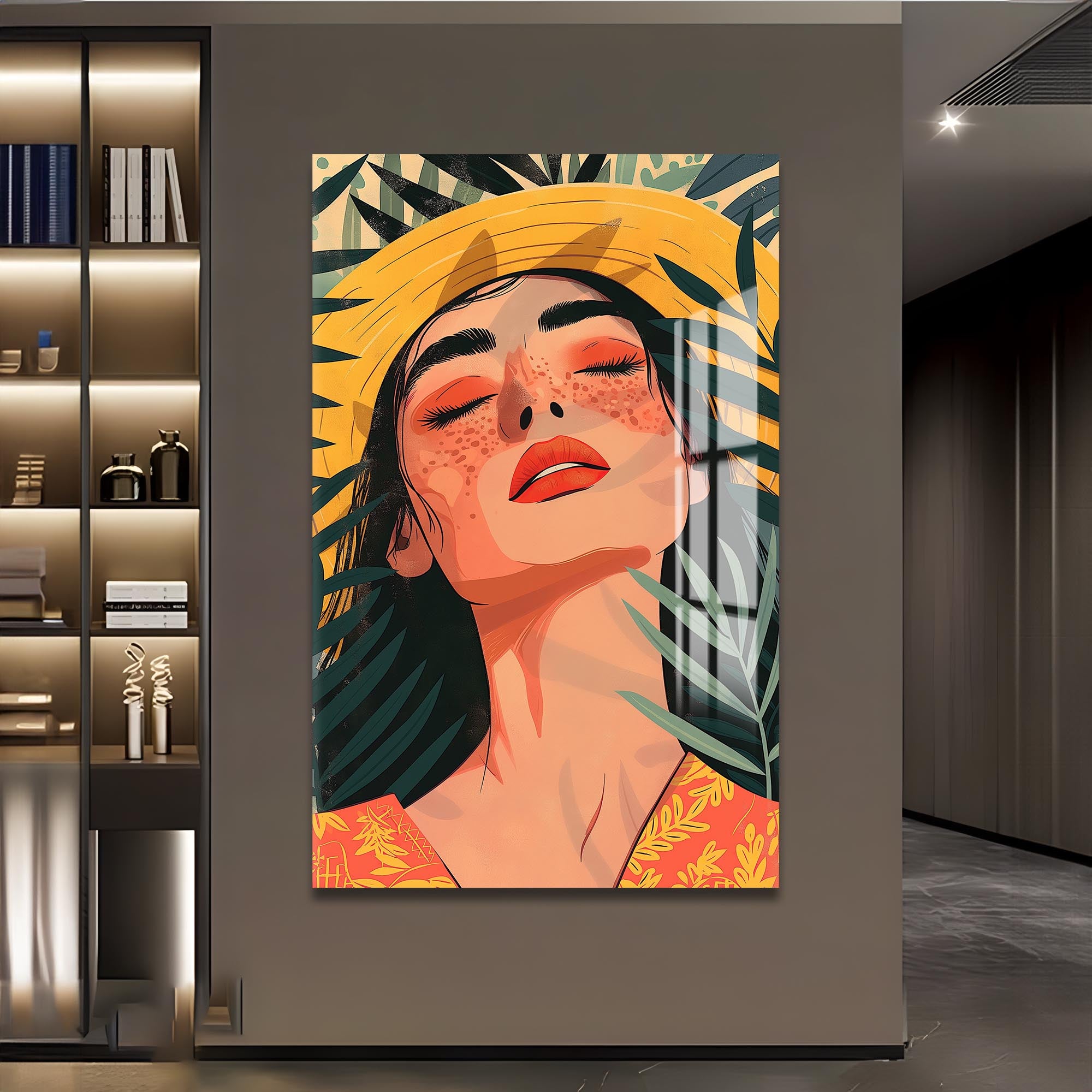 Solstice Serenity– Bohemian Tempered Glass Wall Art