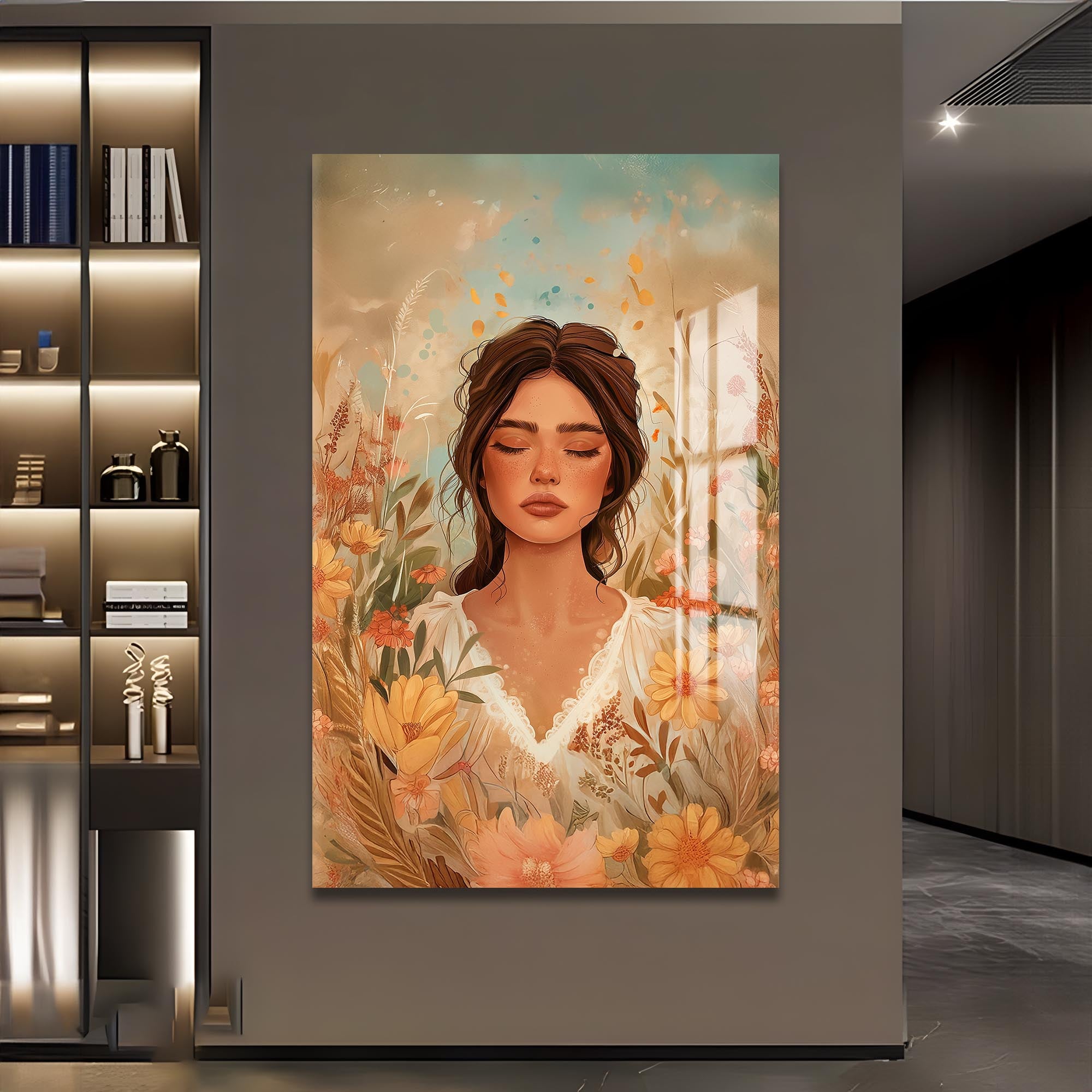 Fields of Tranquillity– Bohemian Tempered Glass Wall Art