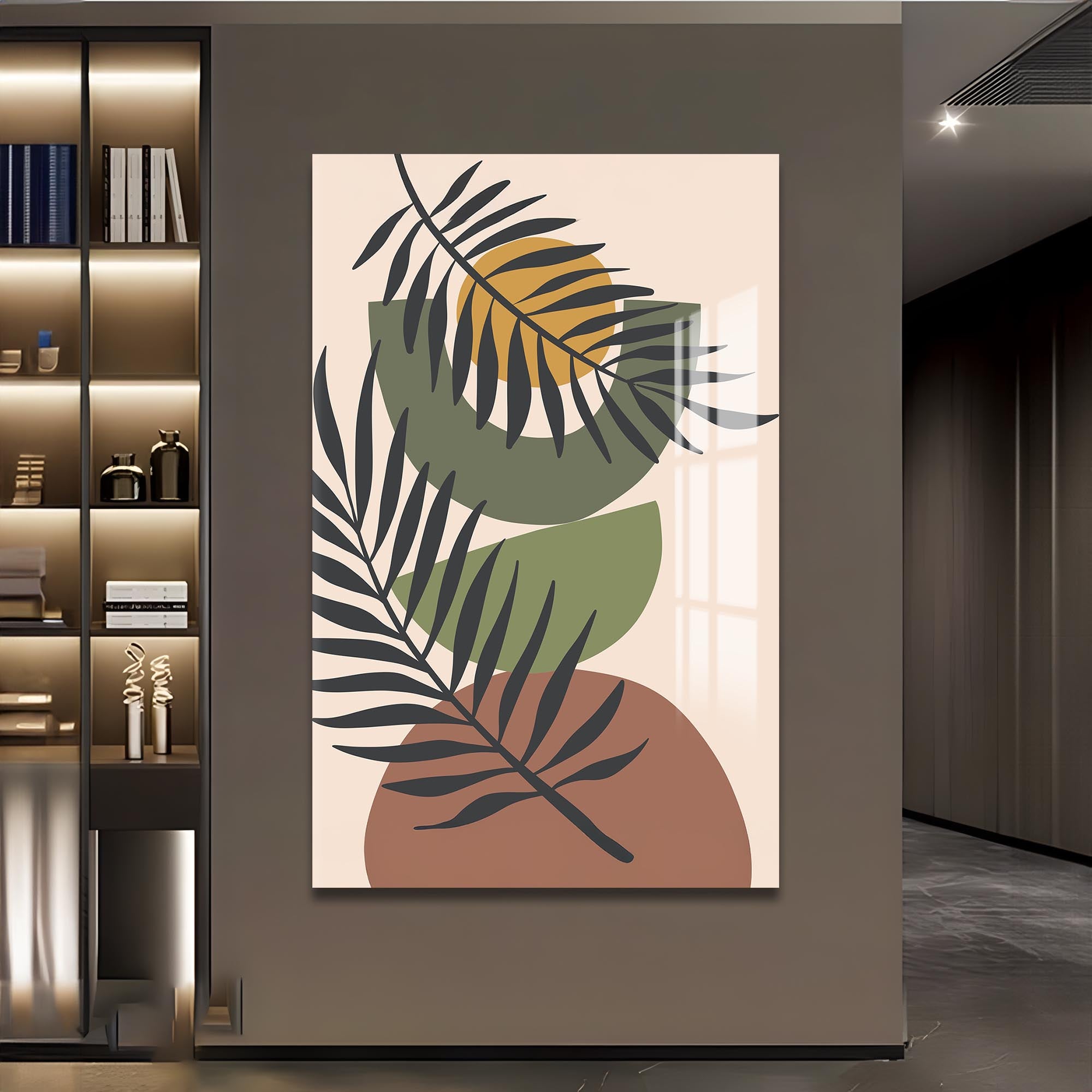 Tropical Balance – Bohemian Tempered Glass Wall Art