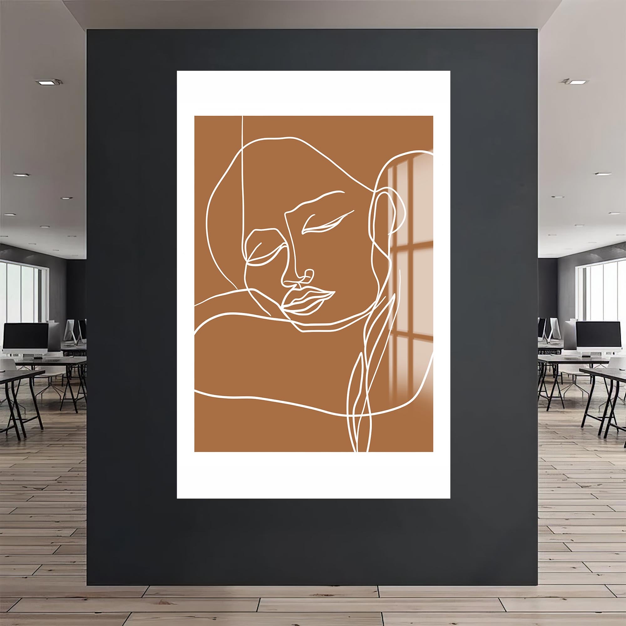 Artronauts Glass Print Contour Serenity– Bohemian Tempered Glass Wall Art