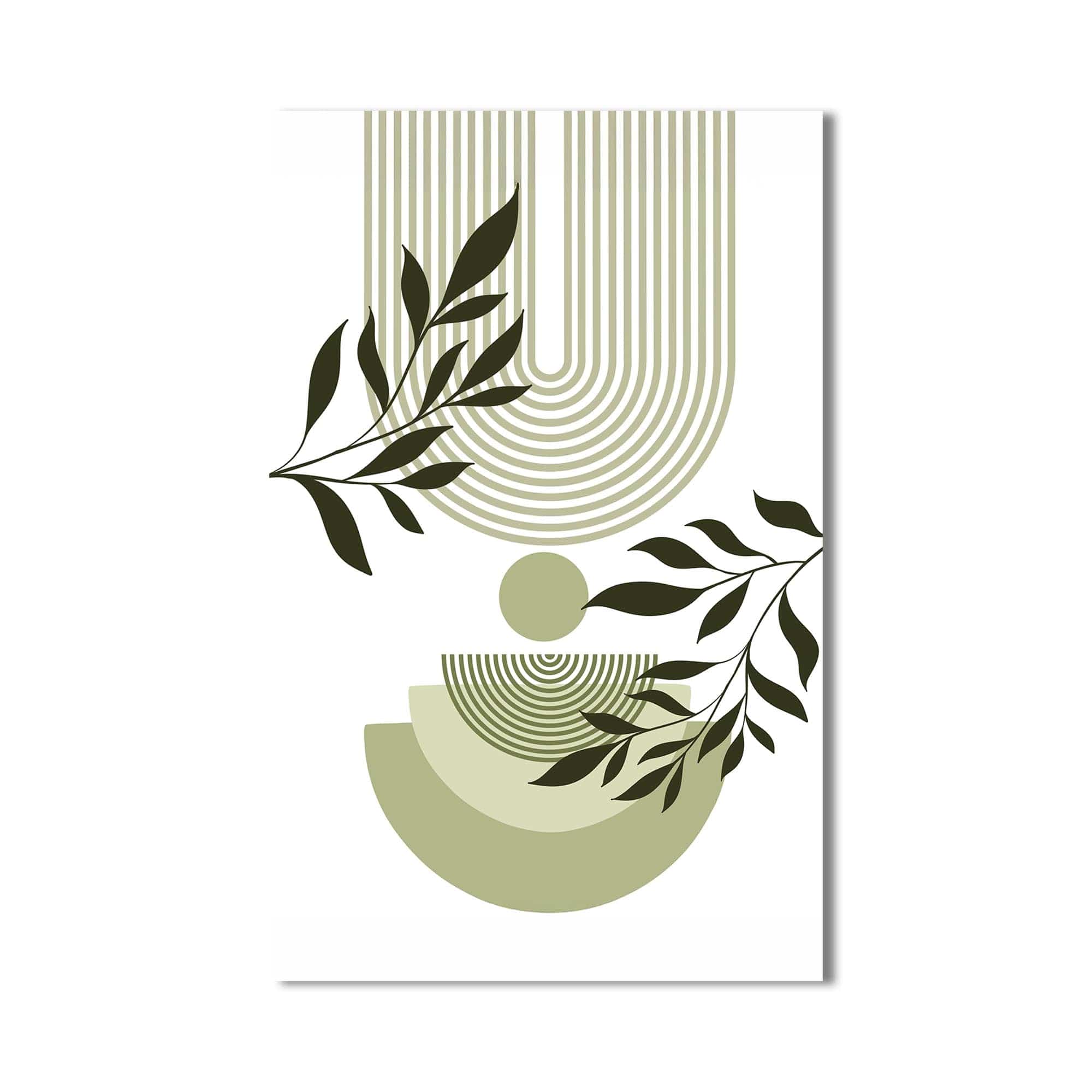 Artronauts Glass Print Verdant Flow– Bohemian Tempered Glass Wall Art